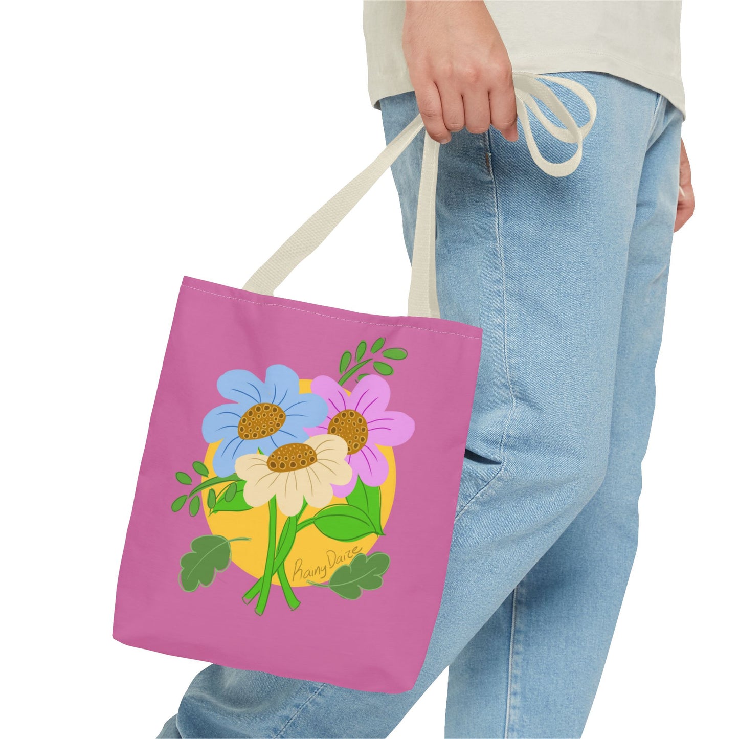 Artsy Floral Tote Bag