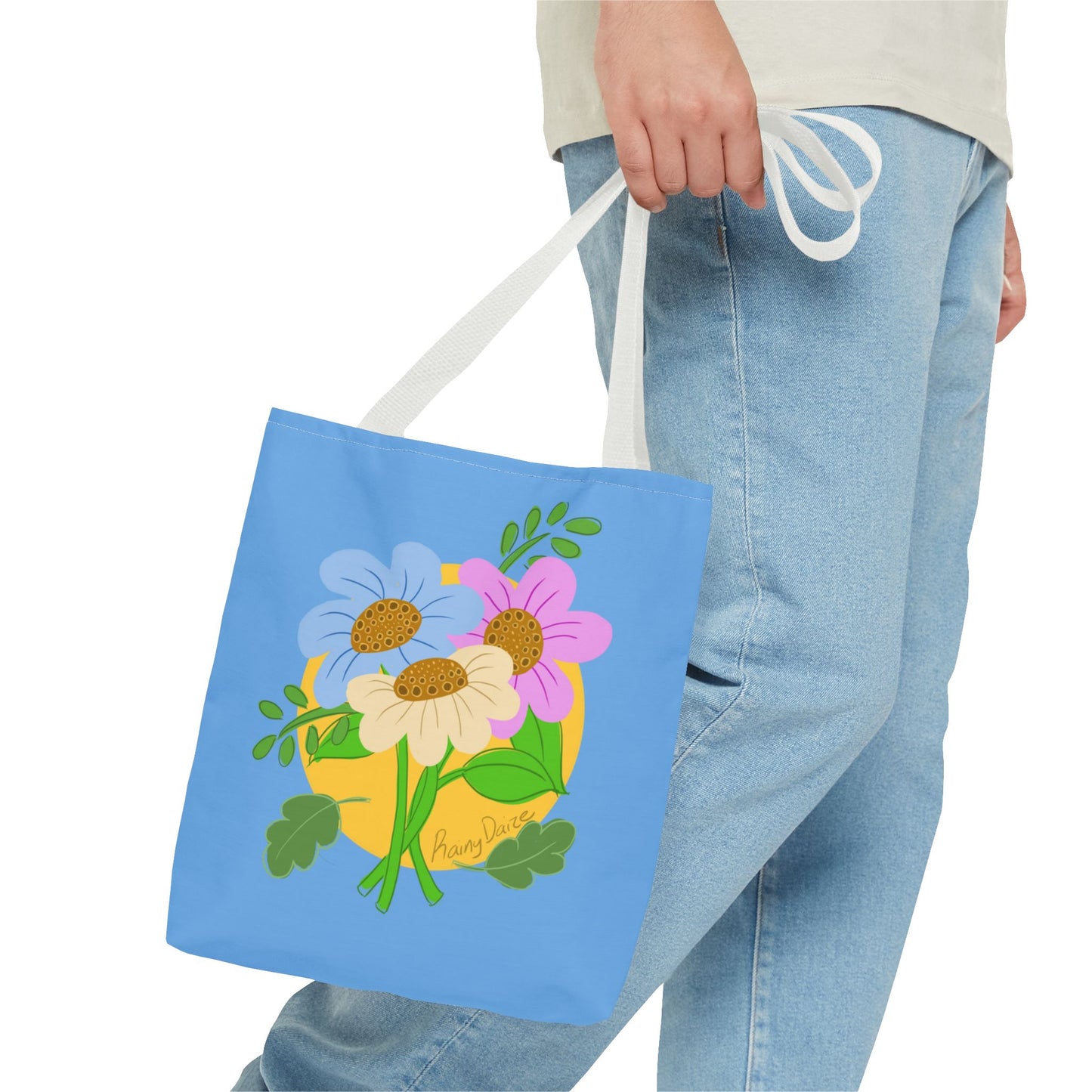 Cute Floral Tote Bag