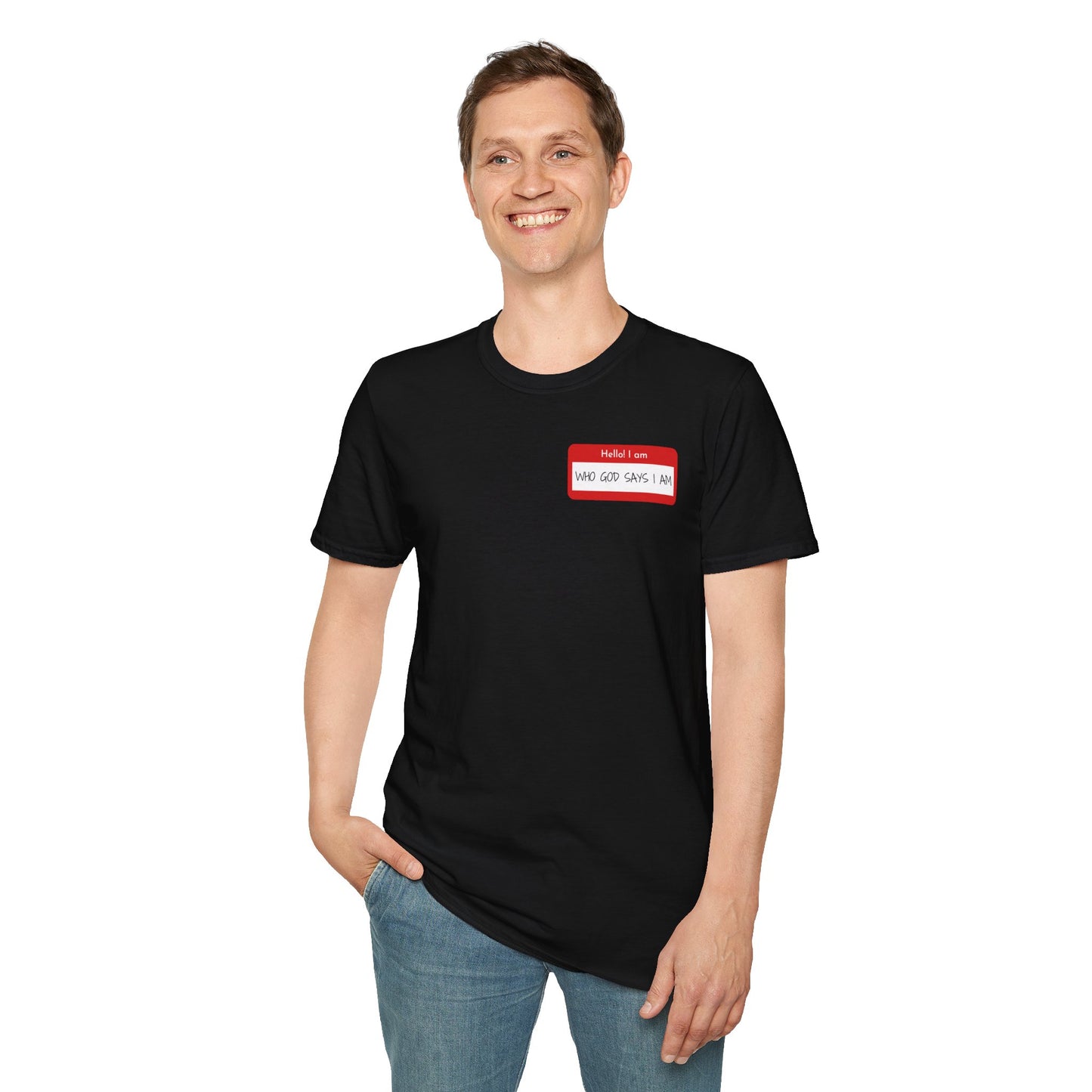 Men's Personalized Icebreaker T-Shirt - Who God Says I Am