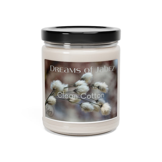 Clean Cotton Scented Soy Candle, 9oz