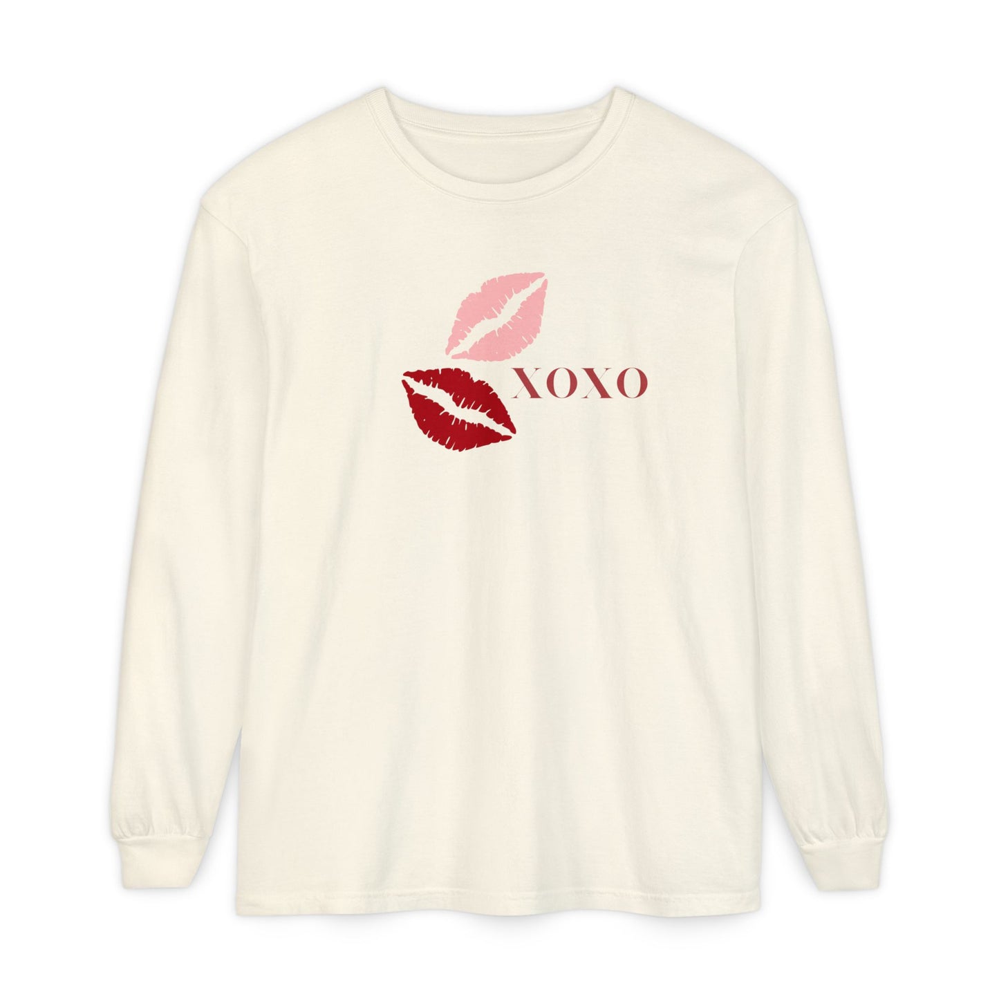 Hugs and Kisses Women's Long Sleeve Pajama Top