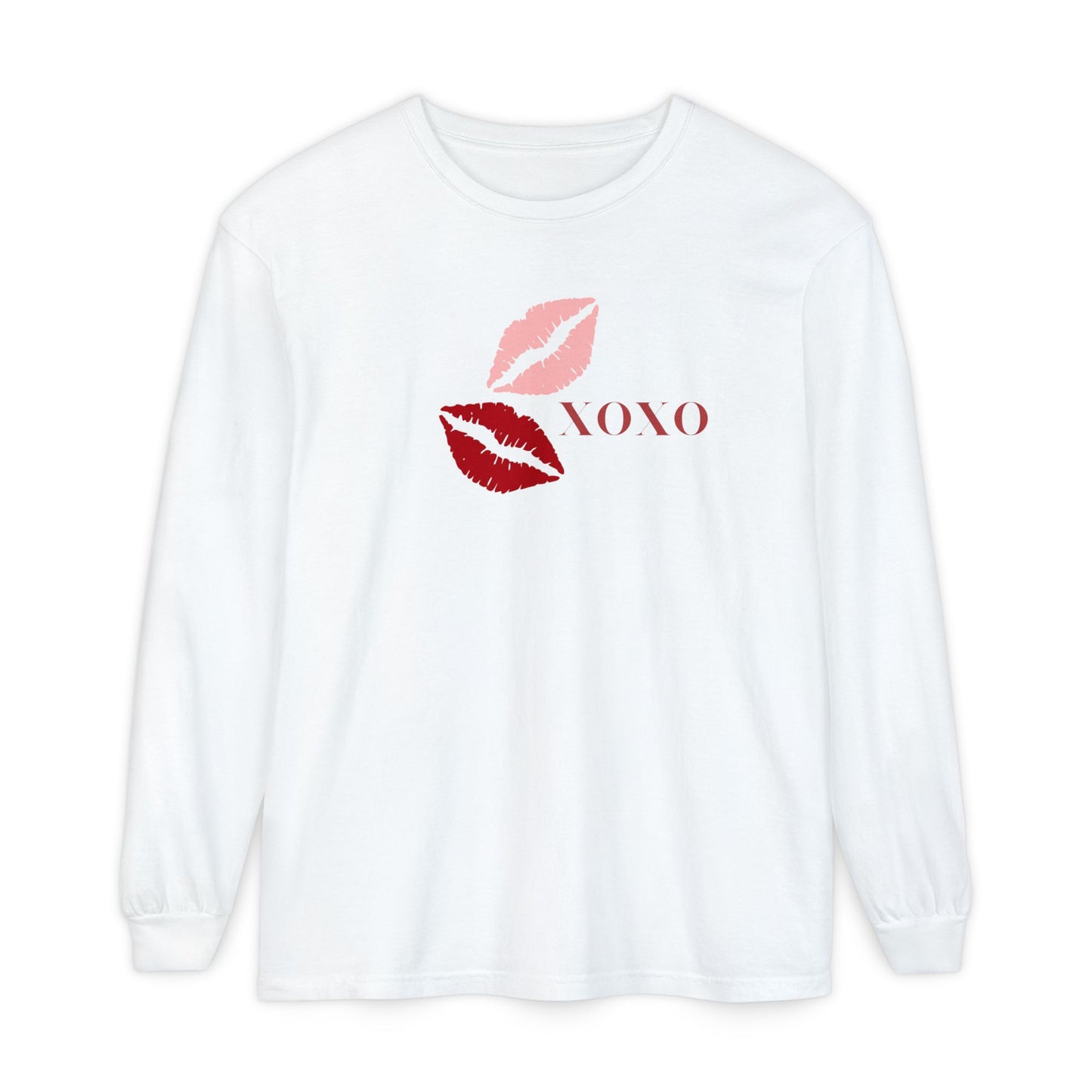 Hugs and Kisses Women's Long Sleeve Pajama Top