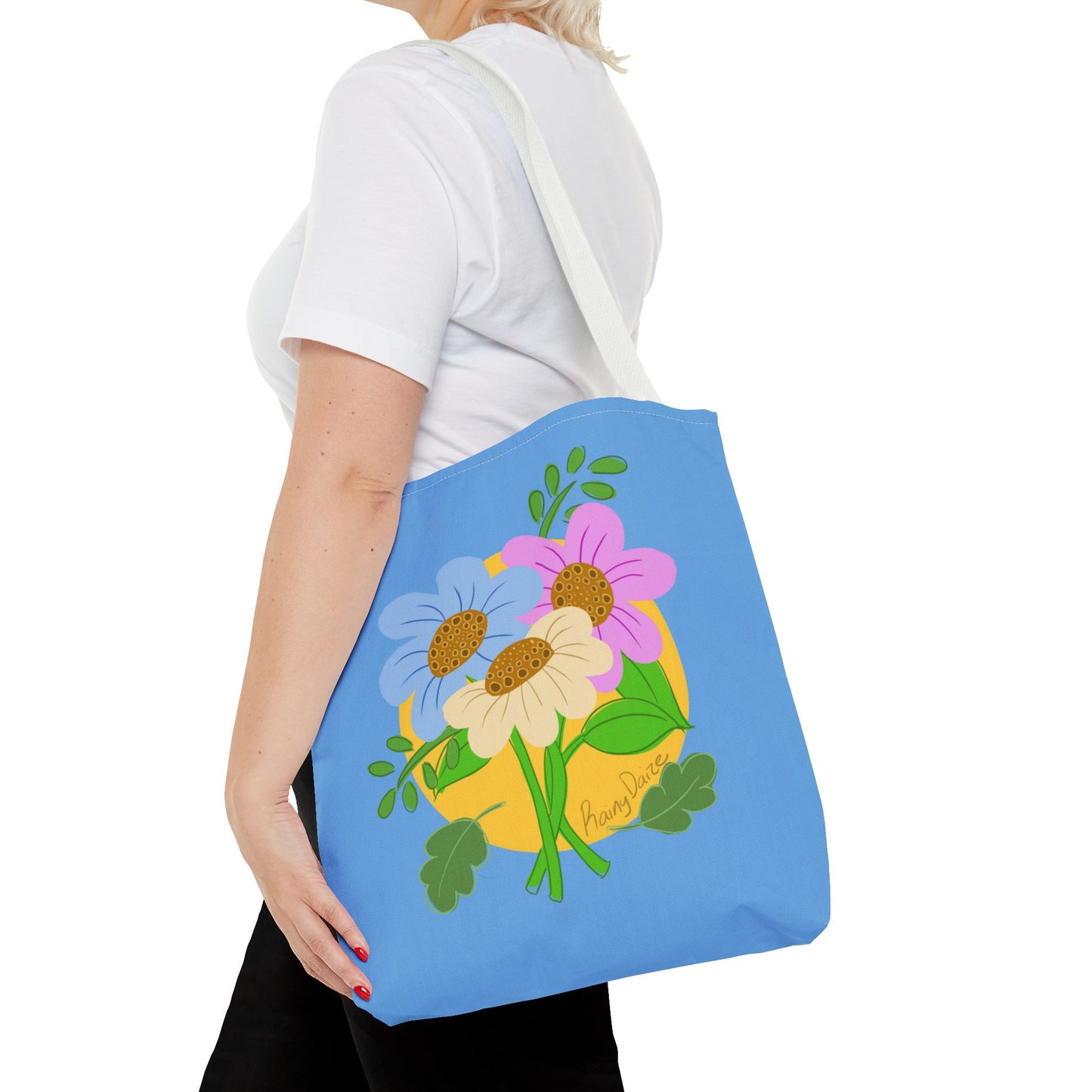 Cute Floral Tote Bag