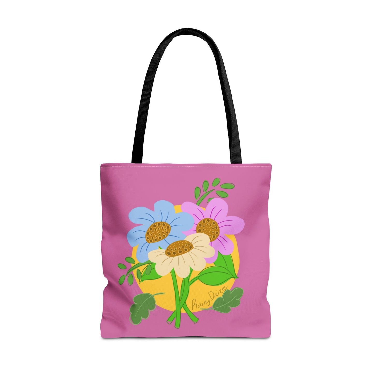 Artsy Floral Tote Bag