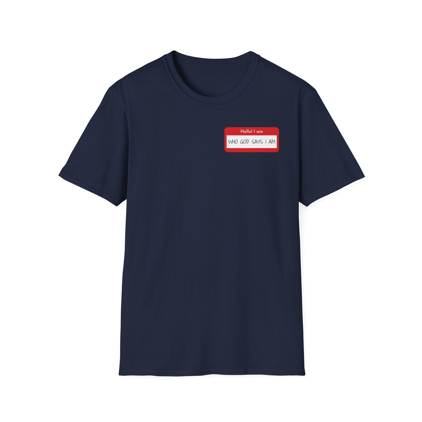 Men's Personalized Icebreaker T-Shirt - Who God Says I Am