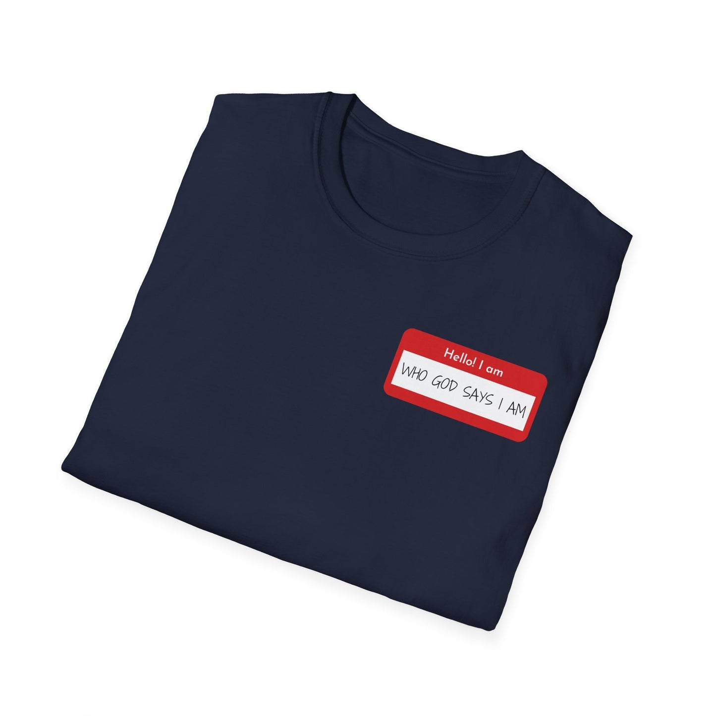 Men's Personalized Icebreaker T-Shirt - Who God Says I Am
