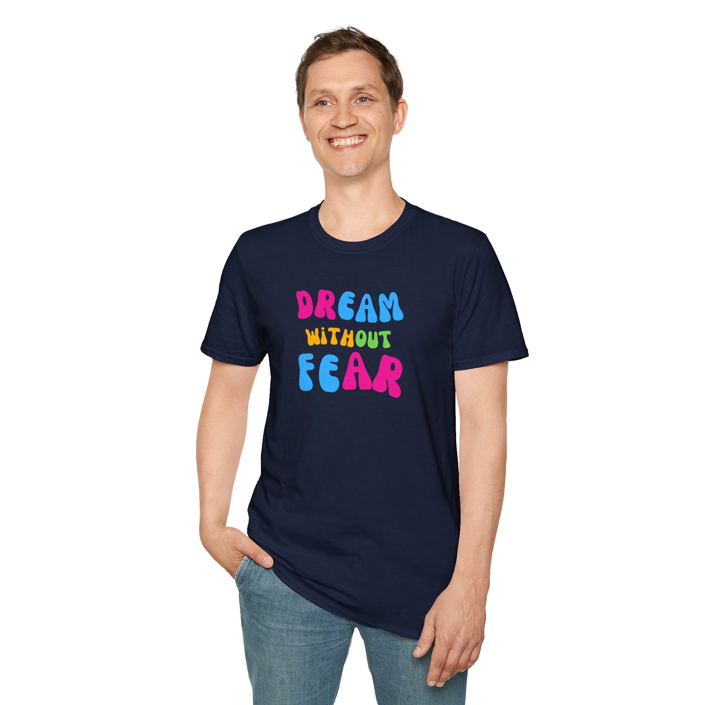 Men's Bold Print Inspirational Comfy T-Shirt
