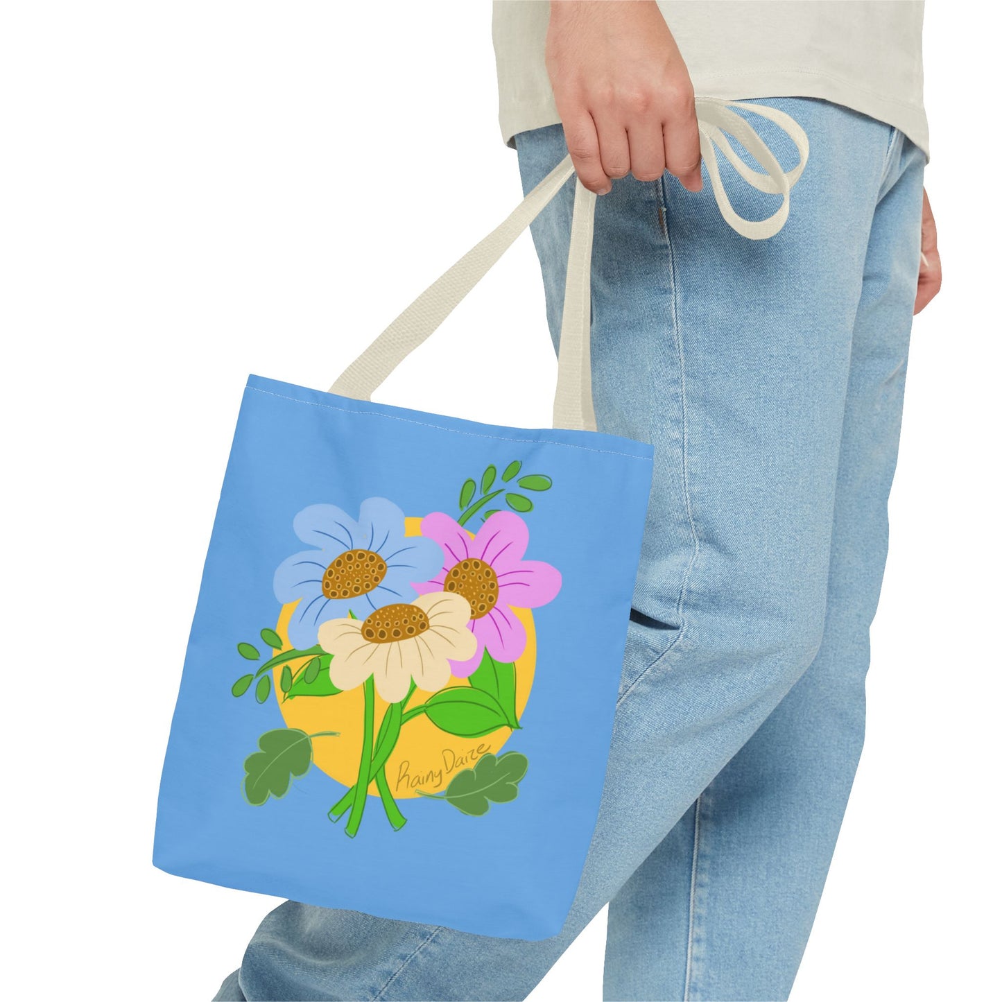 Cute Floral Tote Bag