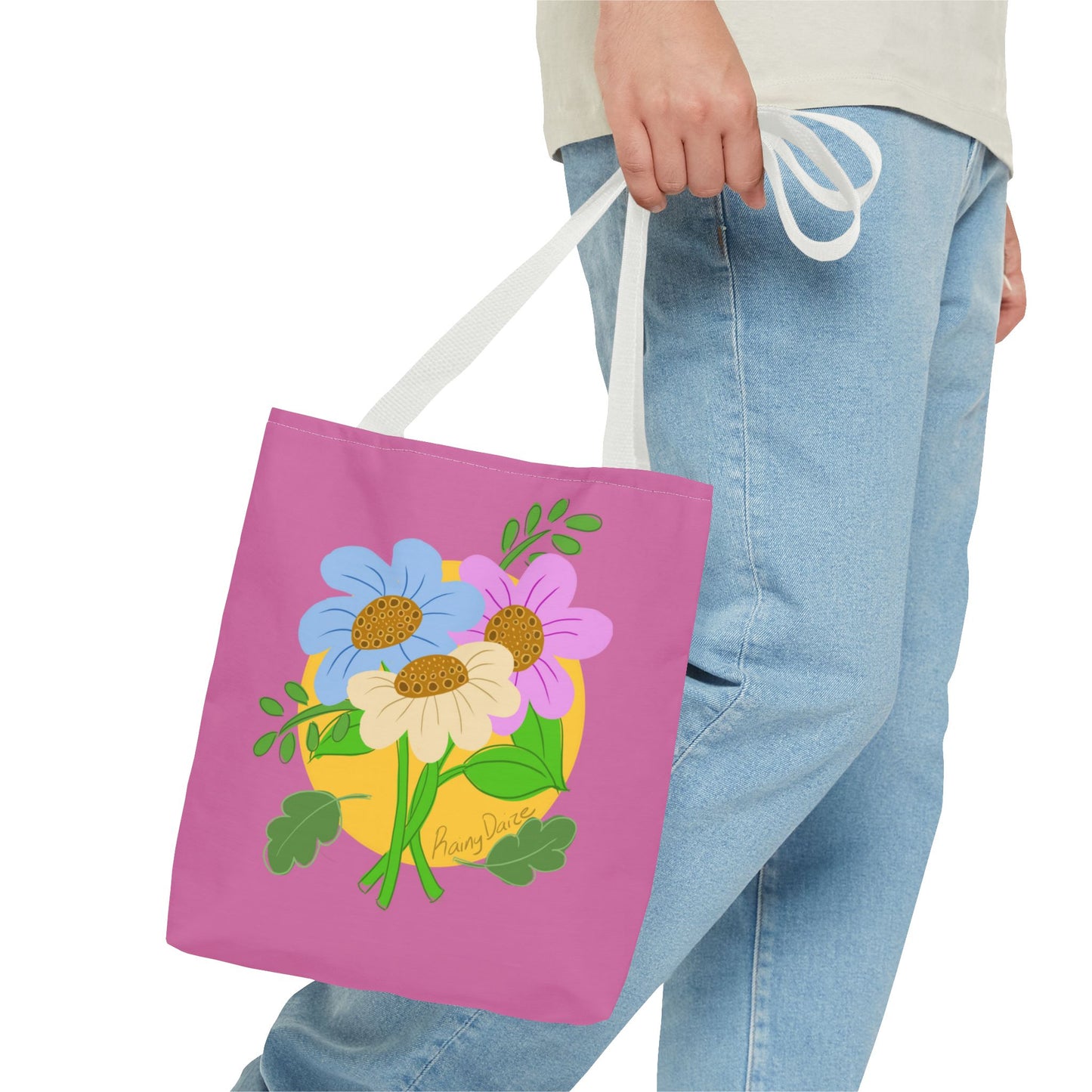 Artsy Floral Tote Bag