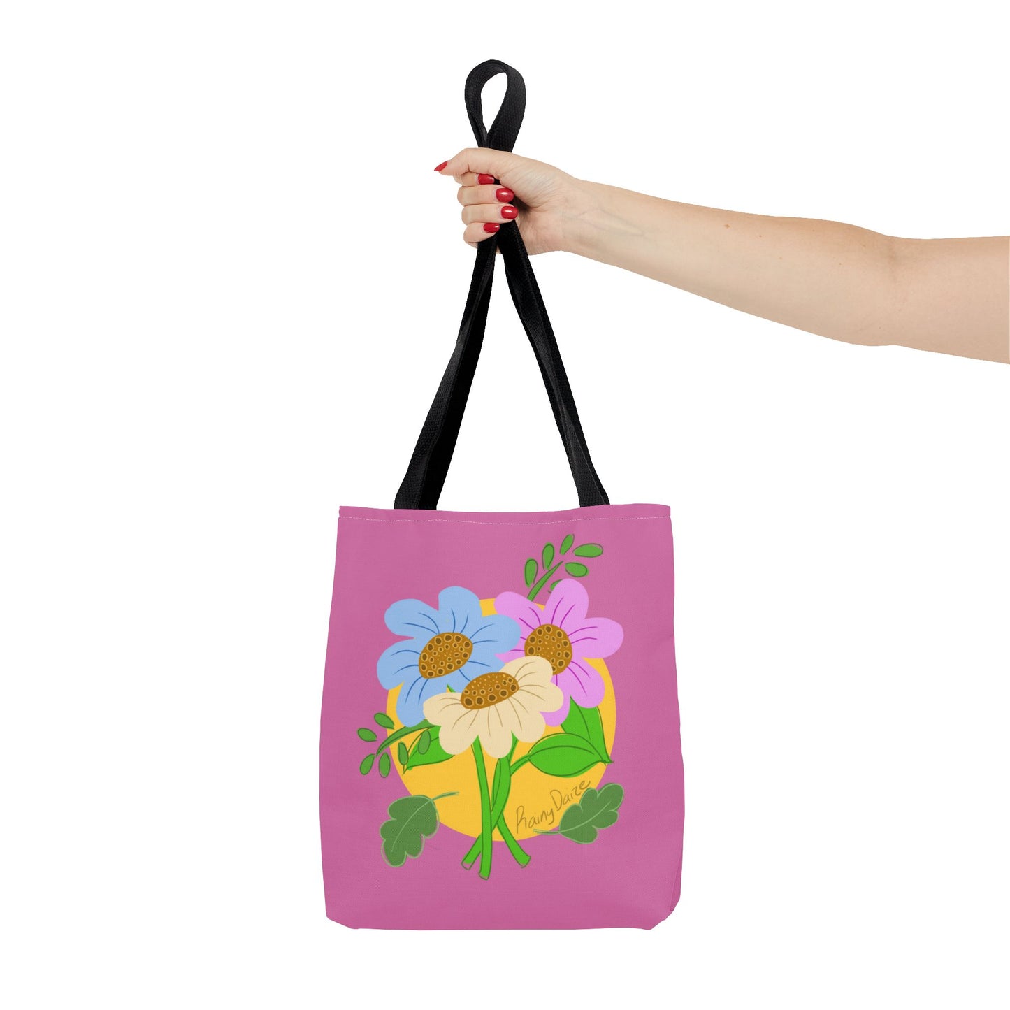 Artsy Floral Tote Bag