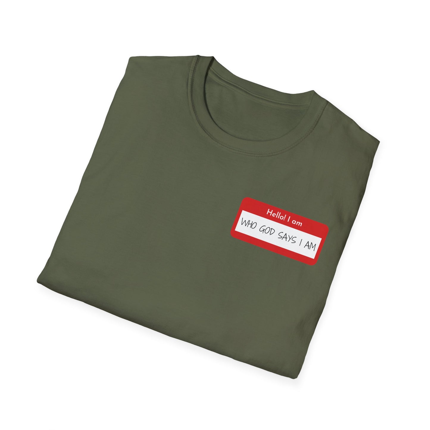 Men's Personalized Icebreaker T-Shirt - Who God Says I Am