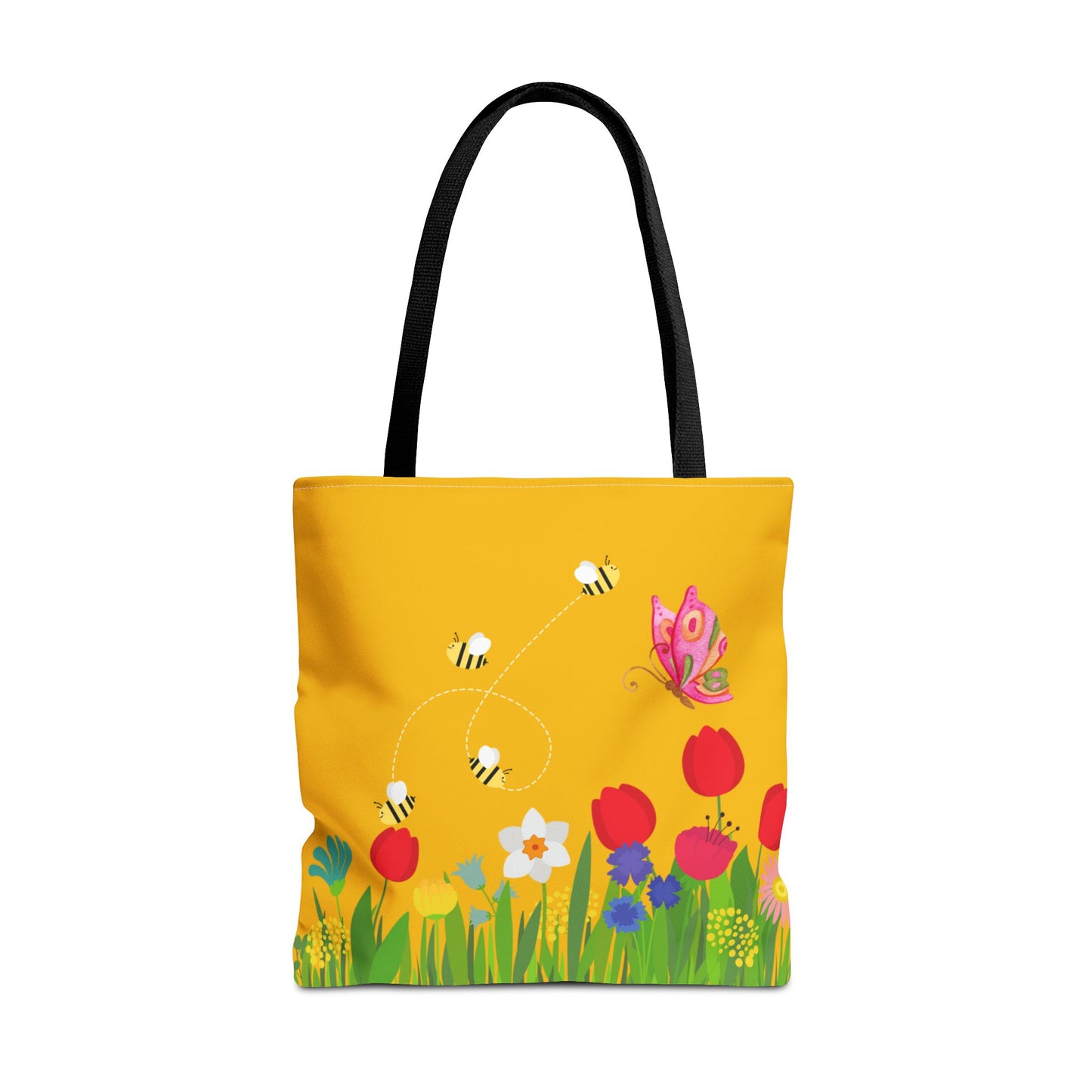 Artsy Floral Tote Bag