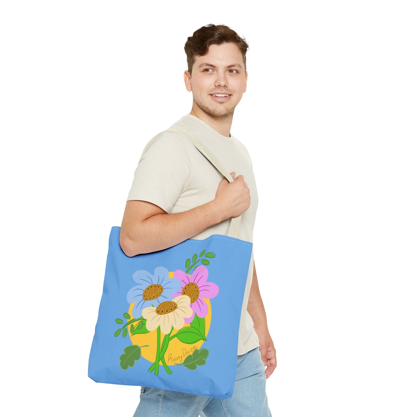 Cute Floral Tote Bag