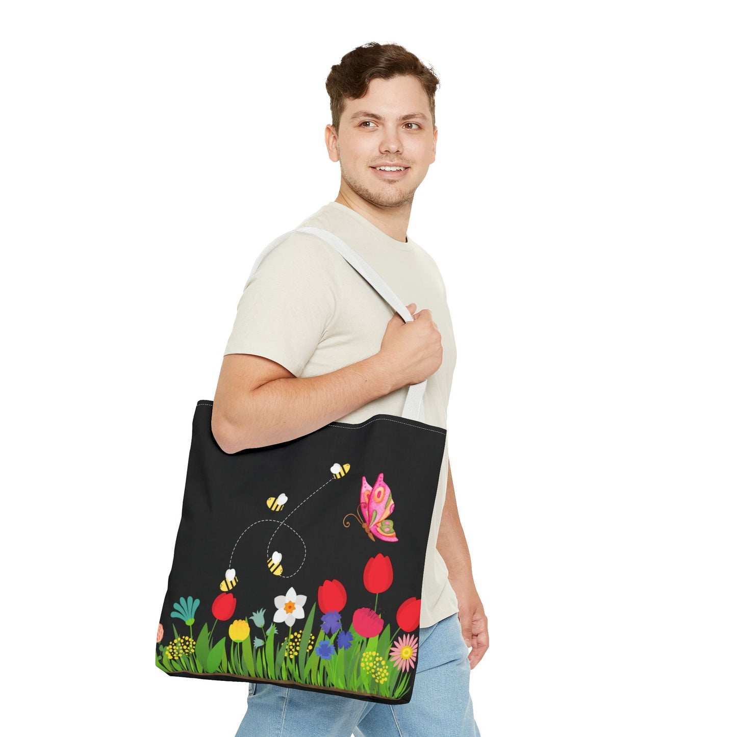 Colorful Garden Tote Bag