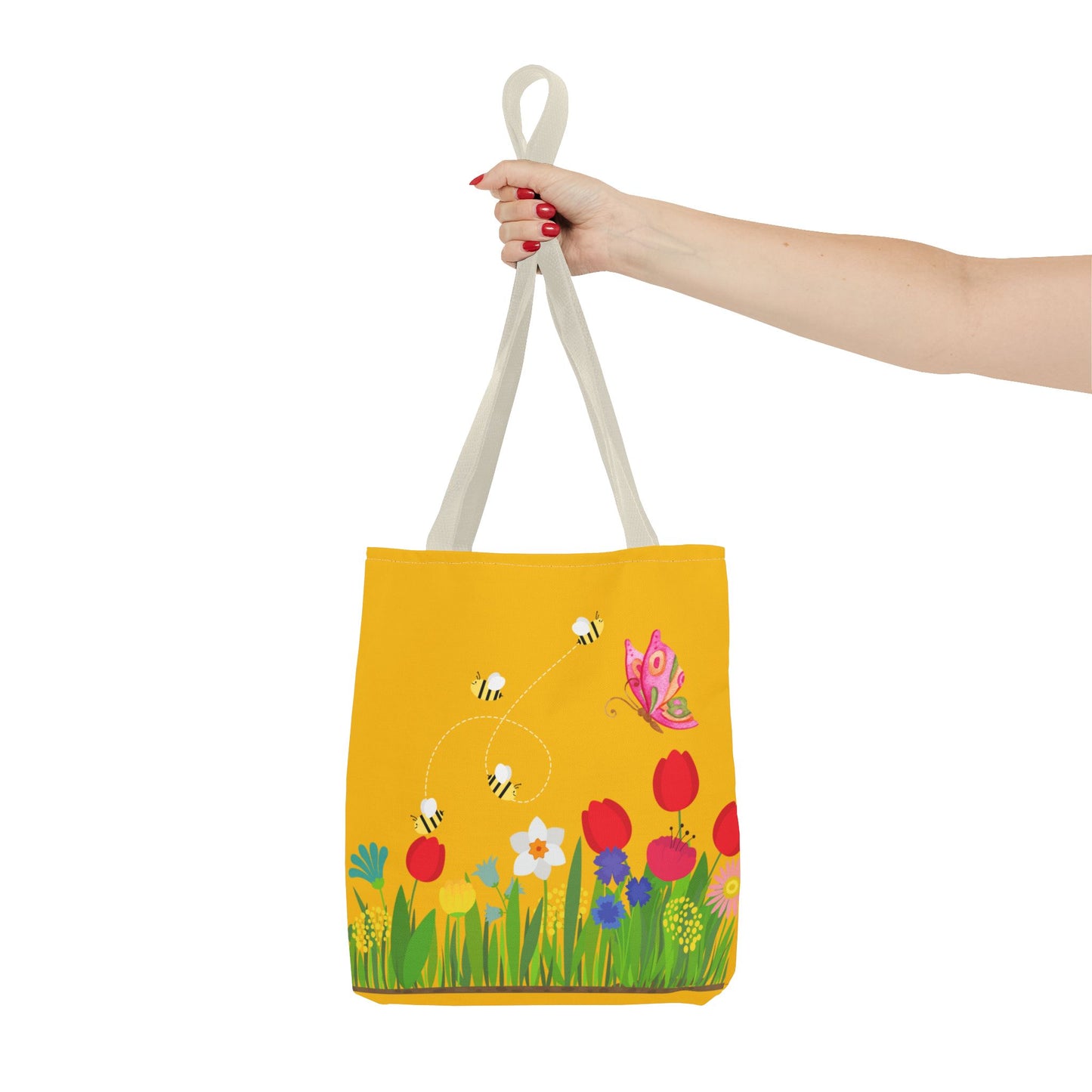 Artsy Floral Tote Bag