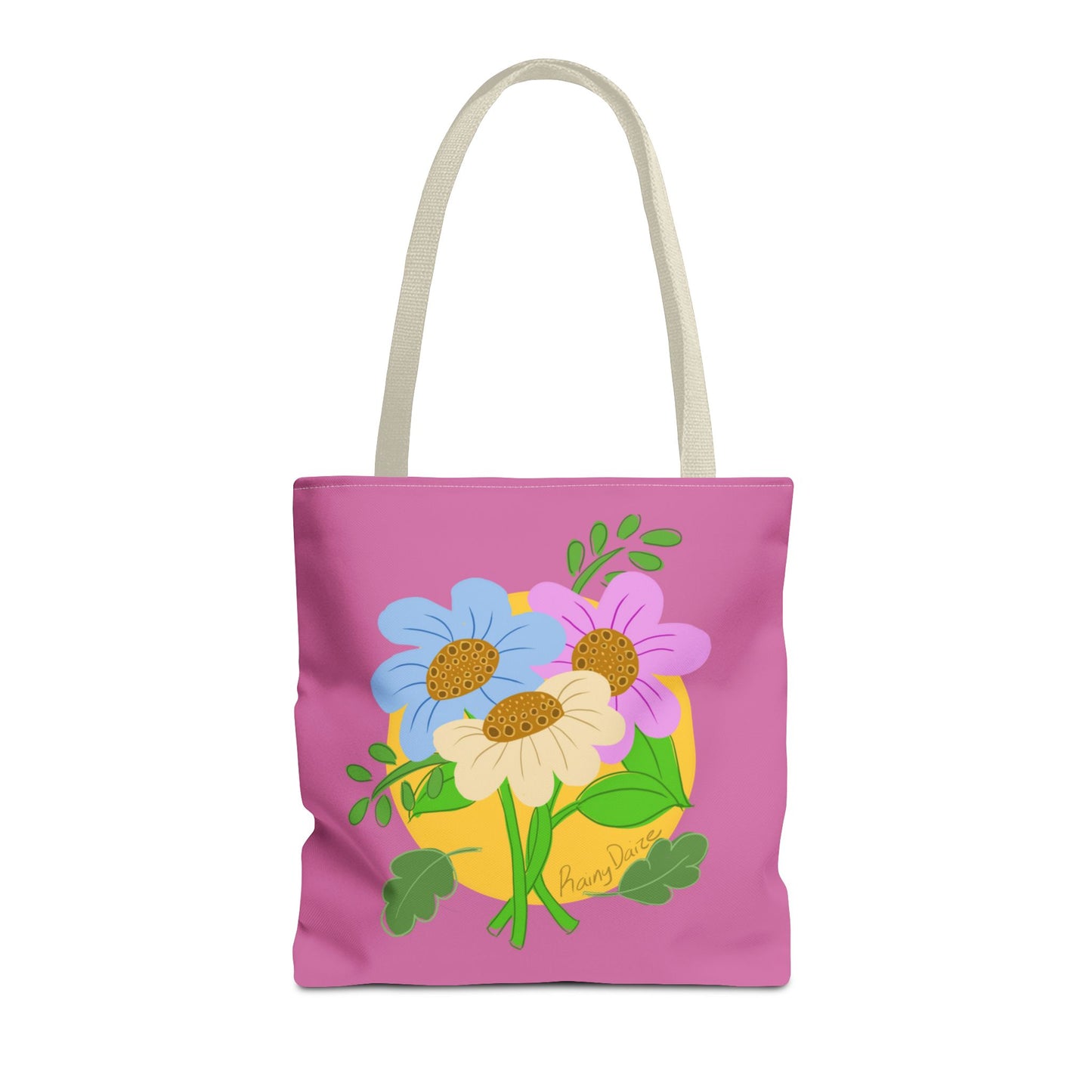 Artsy Floral Tote Bag