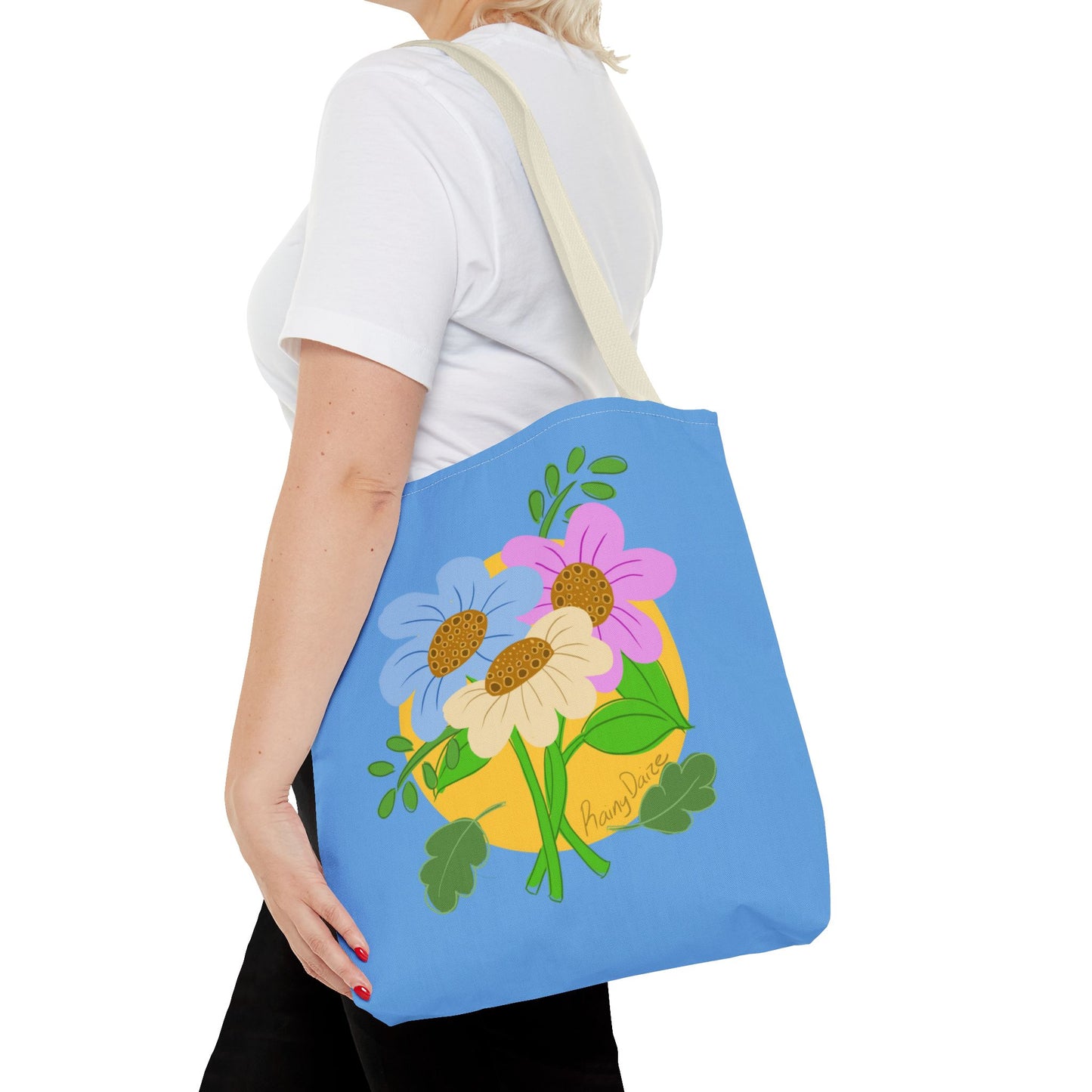 Cute Floral Tote Bag