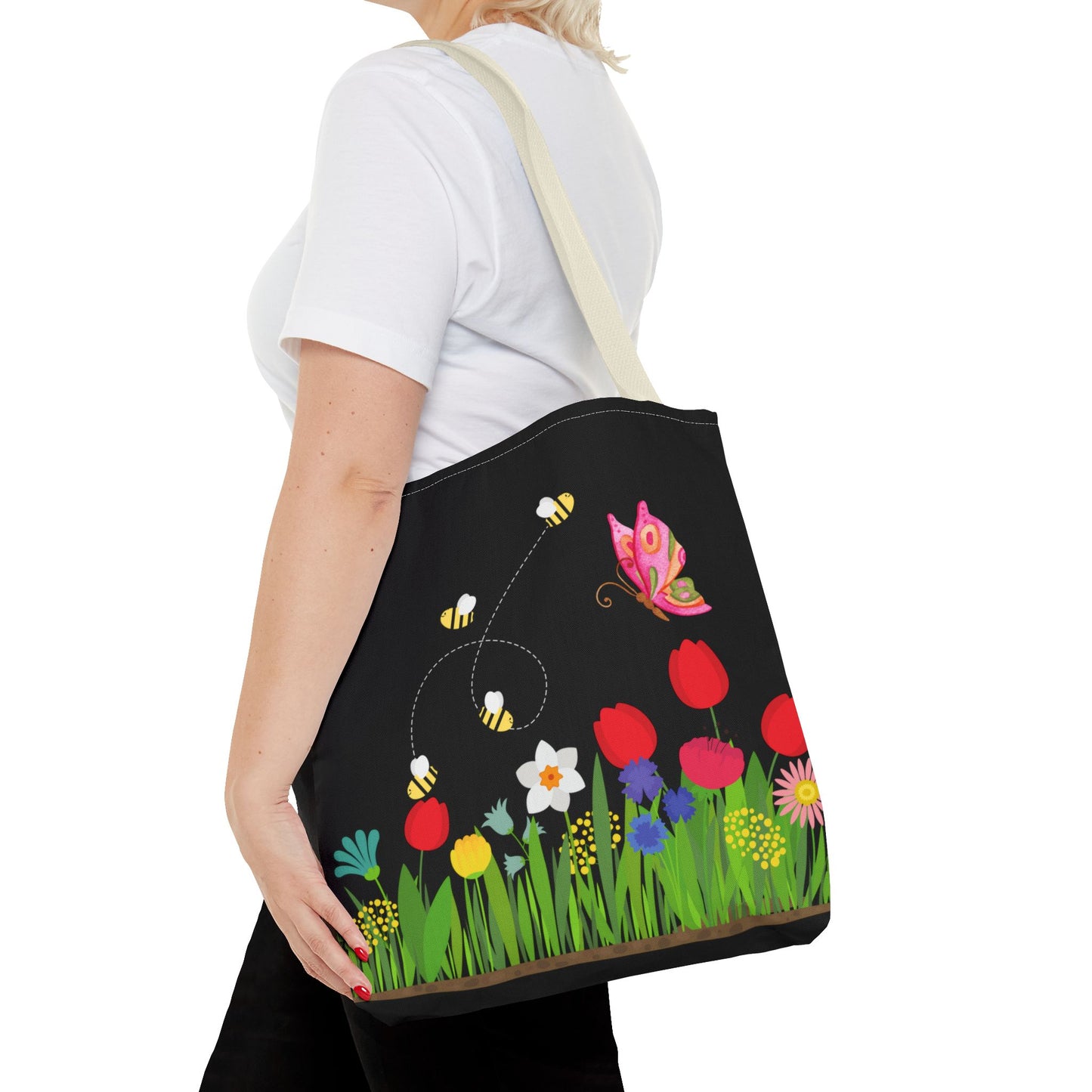 Colorful Garden Tote Bag