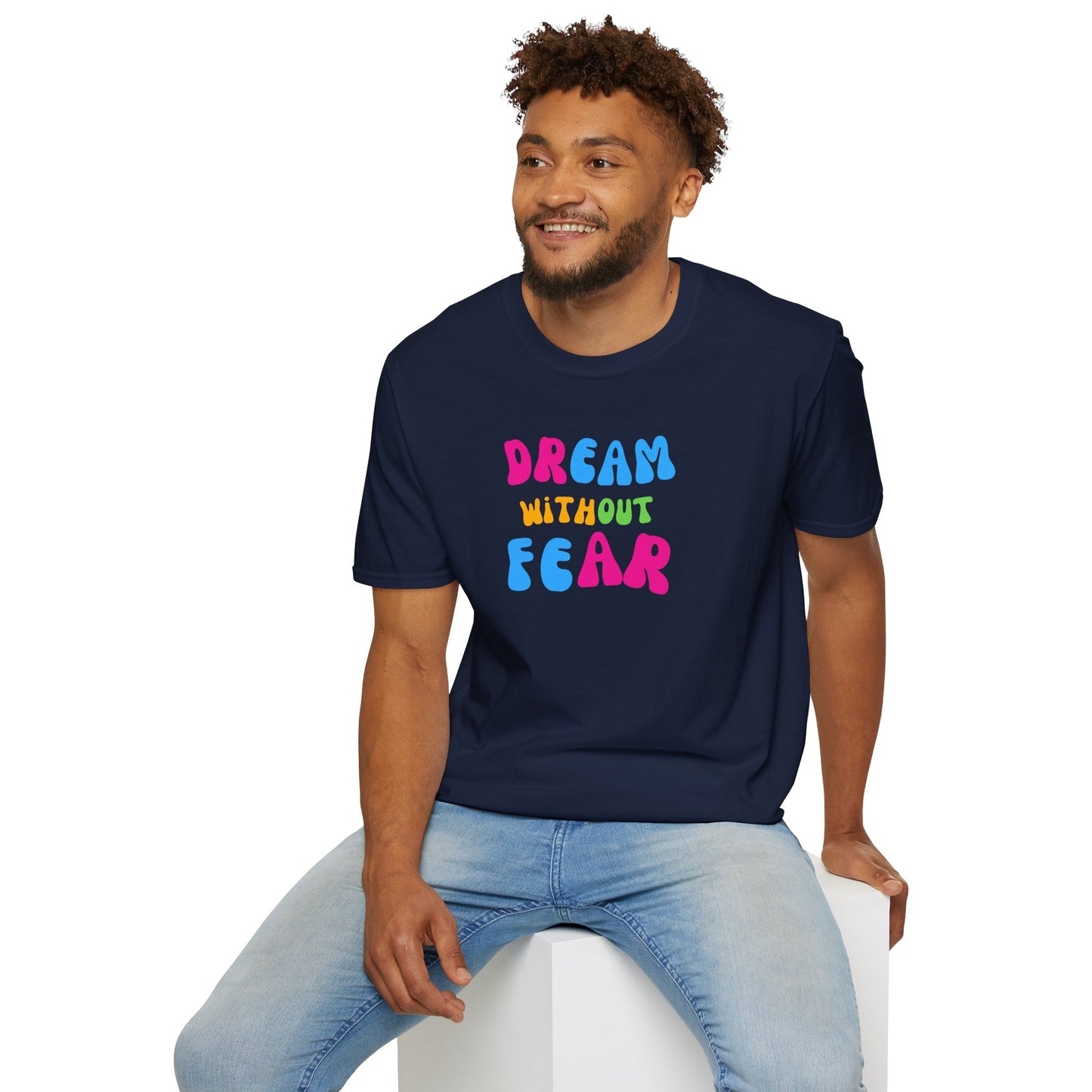 Men's Bold Print Inspirational Comfy T-Shirt