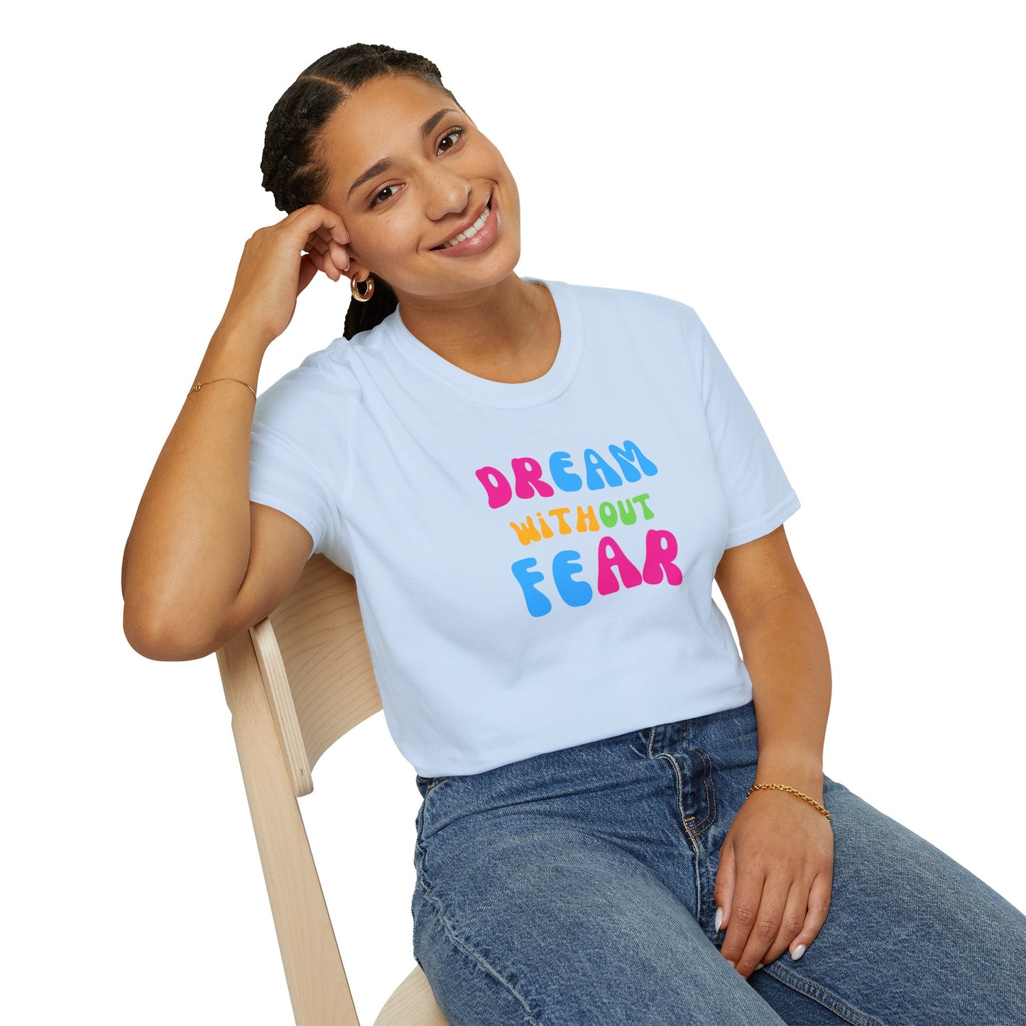 Women's Bold Print Inspirational Comfy T-Shirt