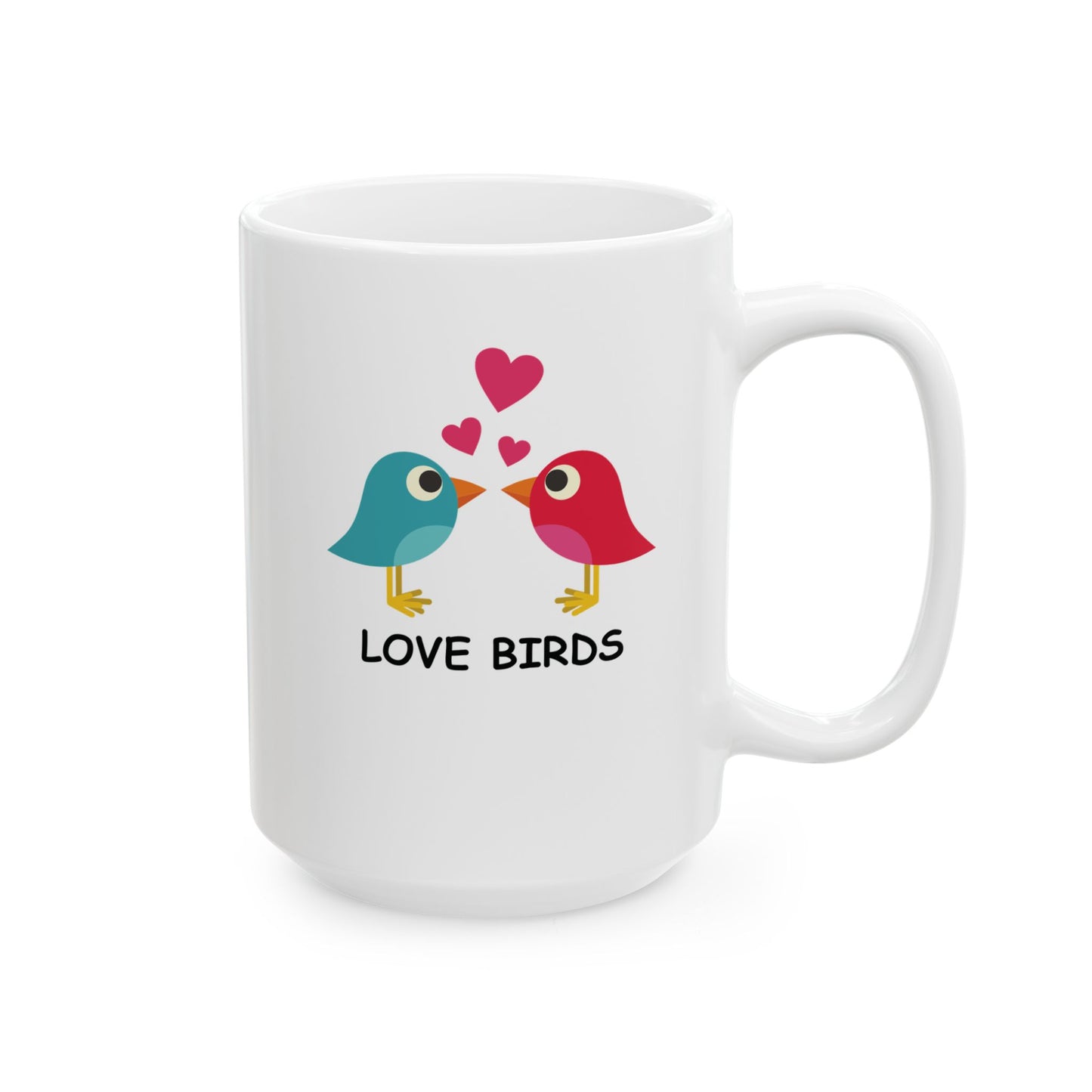 Whimsical Bird Ceramic Mug - 11oz, 15oz