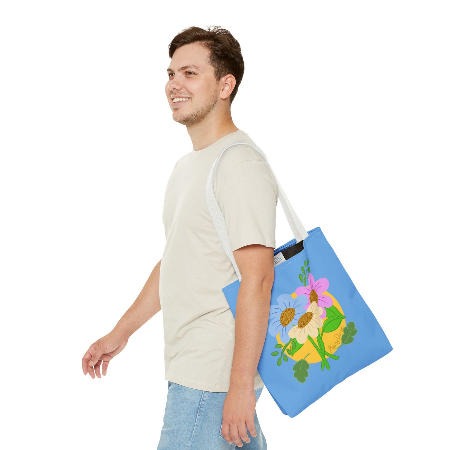 Cute Floral Tote Bag