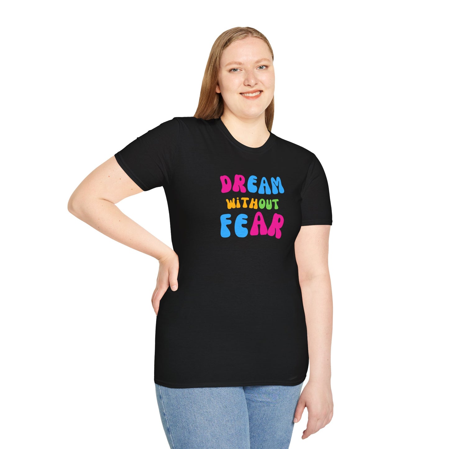 Women's Bold Print Inspirational Comfy T-Shirt