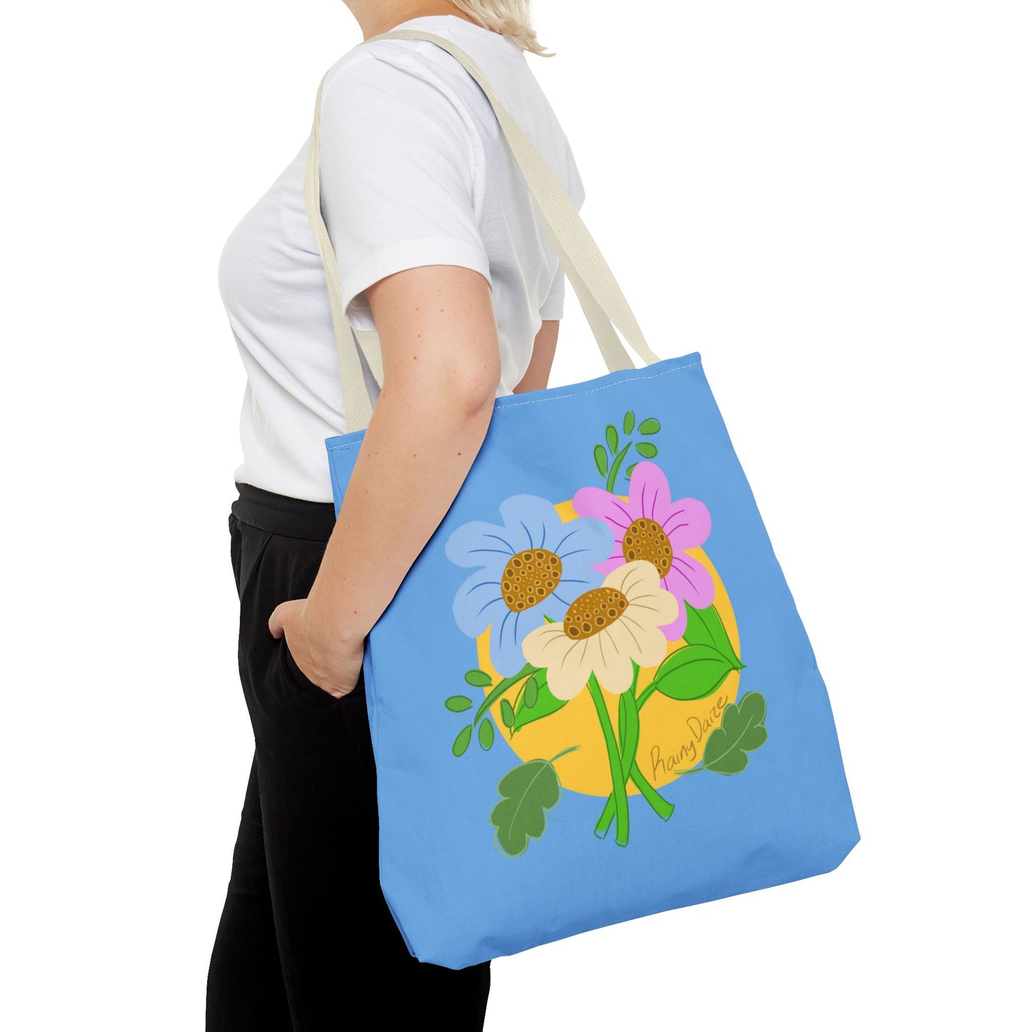Cute Floral Tote Bag
