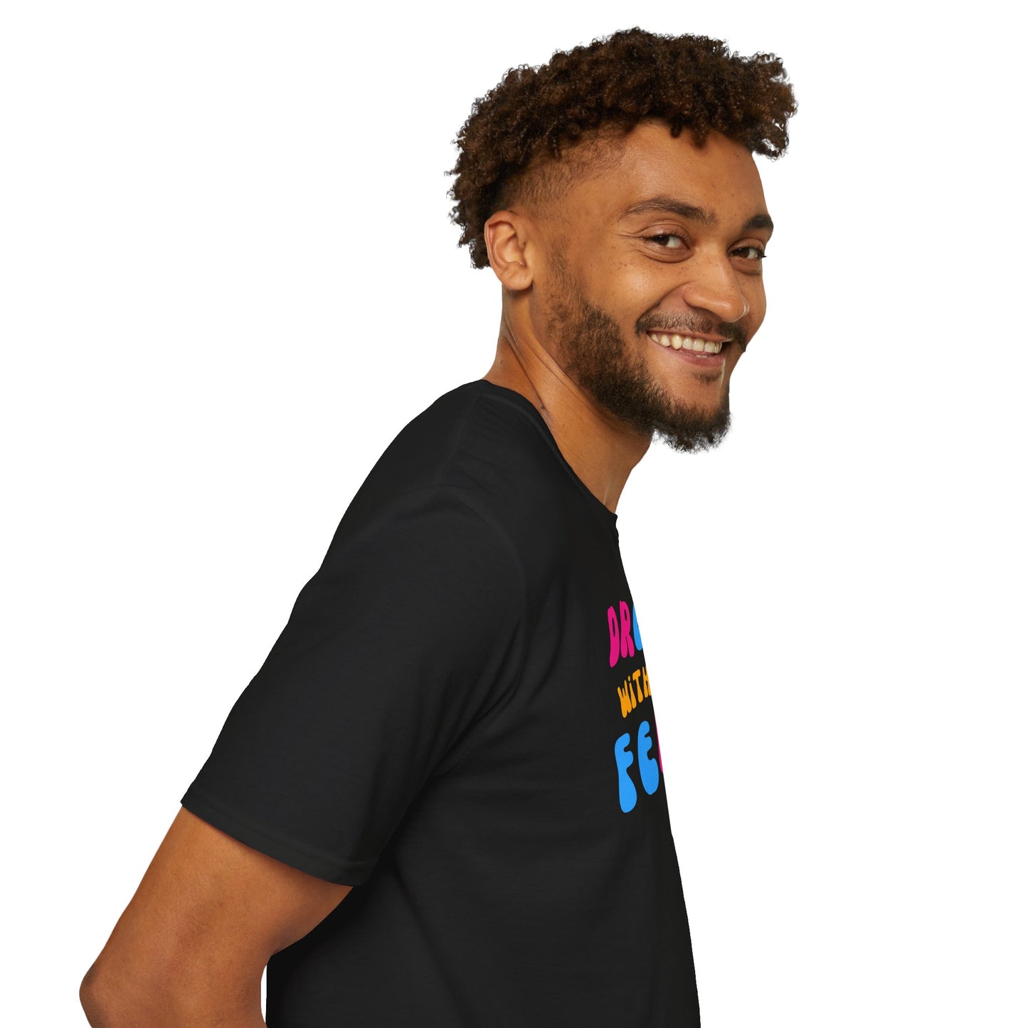 Men's Bold Print Inspirational Comfy T-Shirt