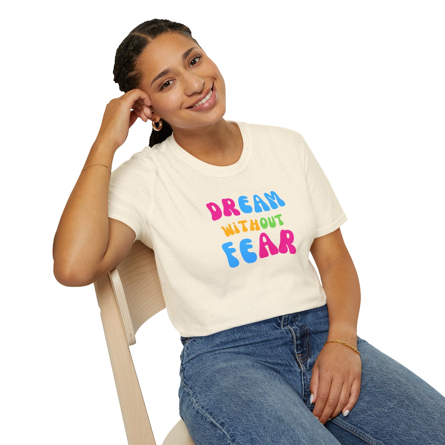 Women's Bold Print Inspirational Comfy T-Shirt