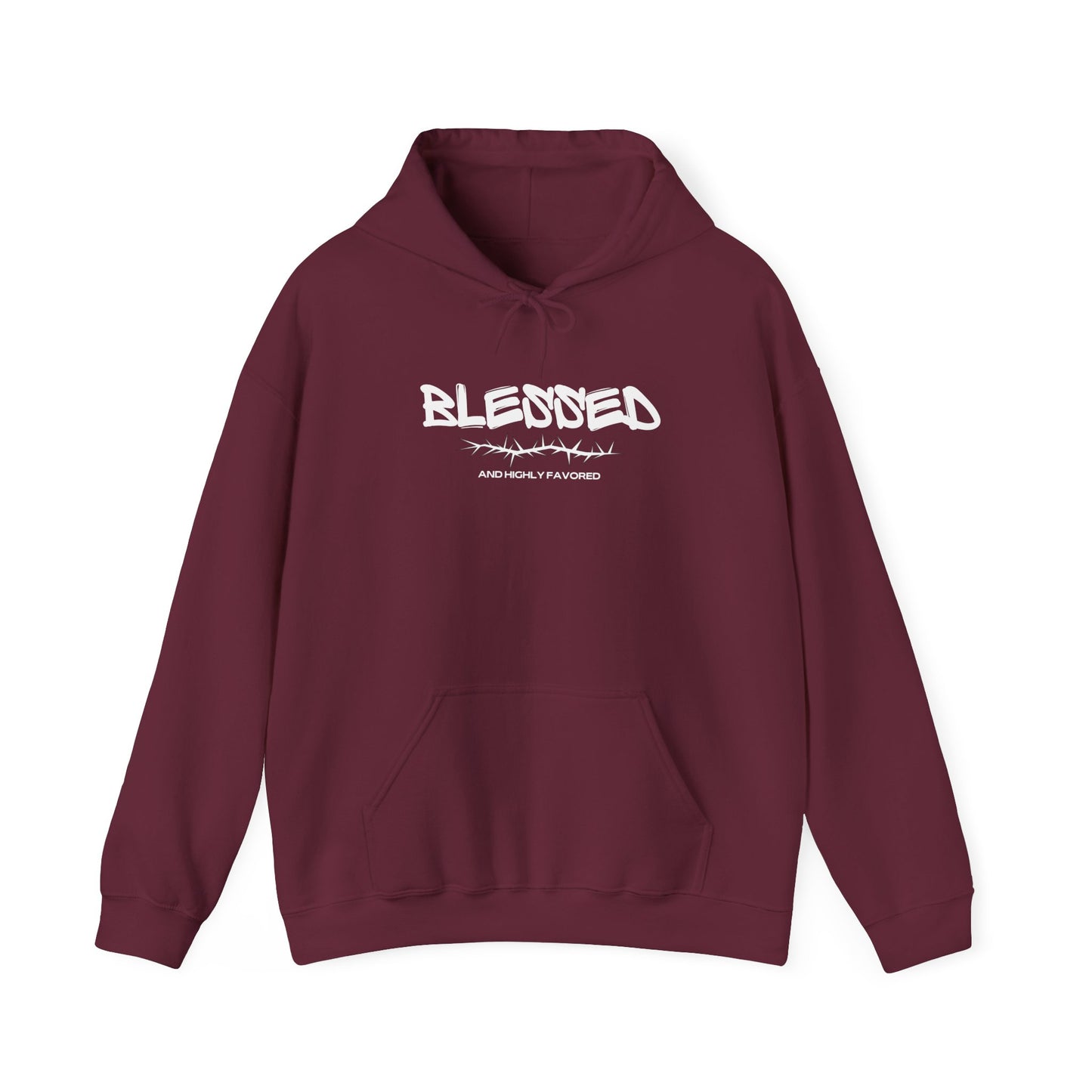 Blessed Men's Heavy Blend Hoodie - Inspirational Graphic Hoodie