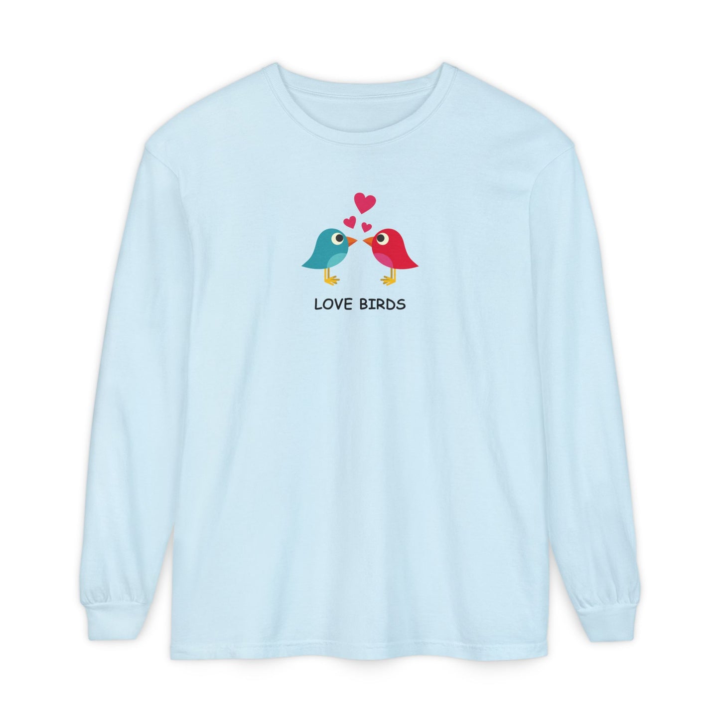 Love Birds Women's Long Sleeve Pajama Top