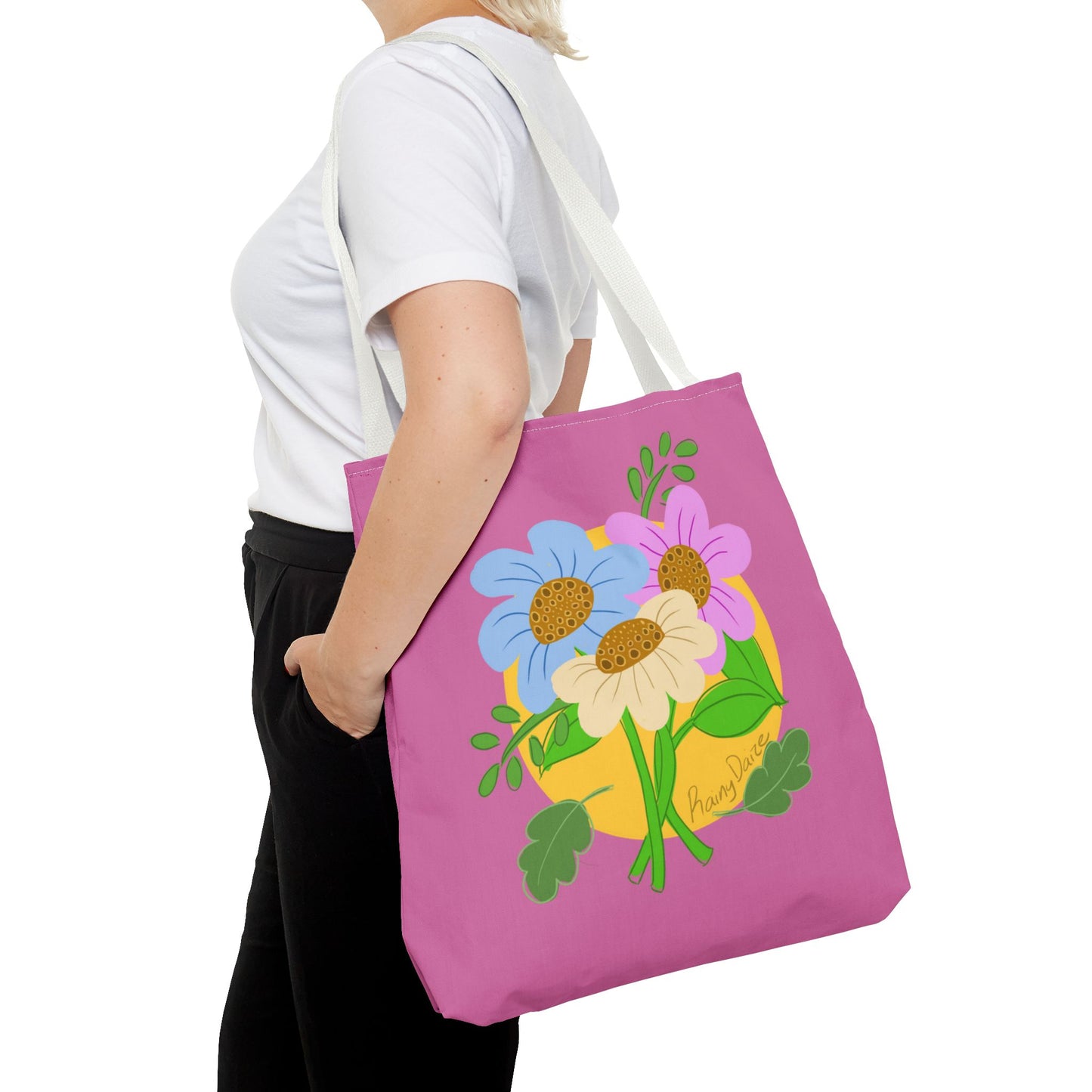 Artsy Floral Tote Bag