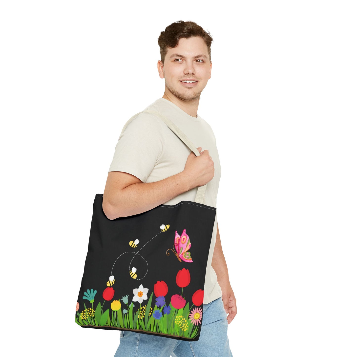 Colorful Garden Tote Bag