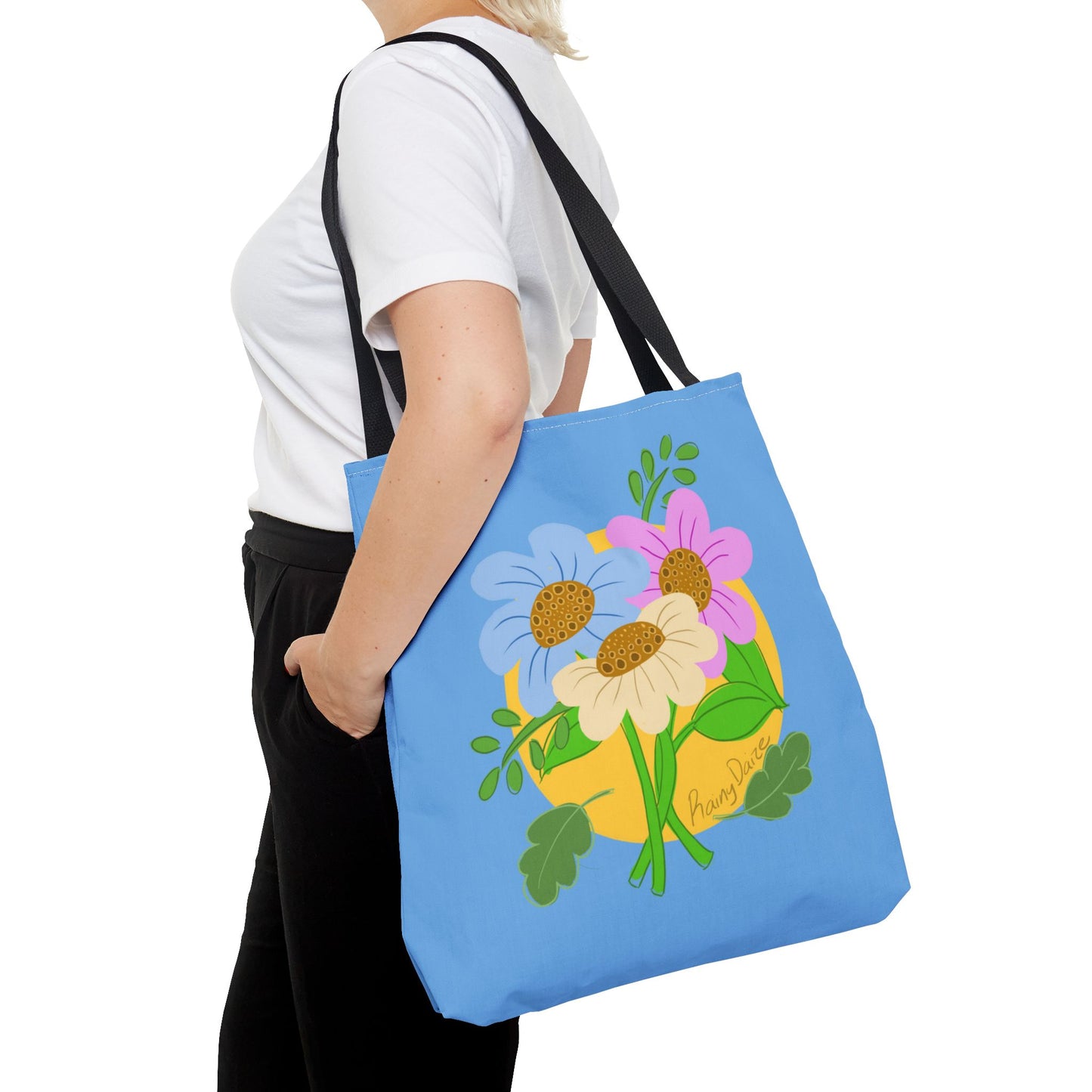 Cute Floral Tote Bag