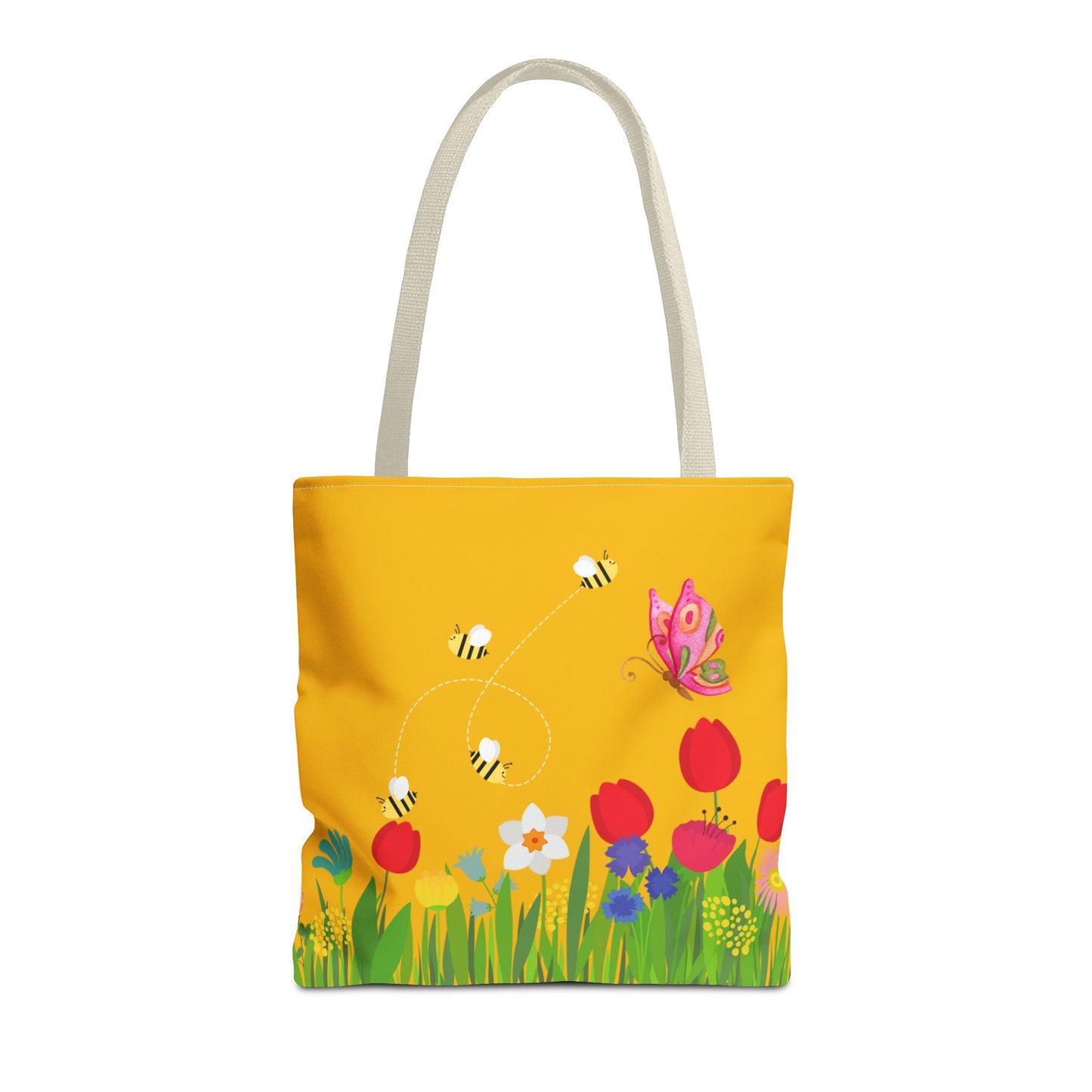 Artsy Floral Tote Bag
