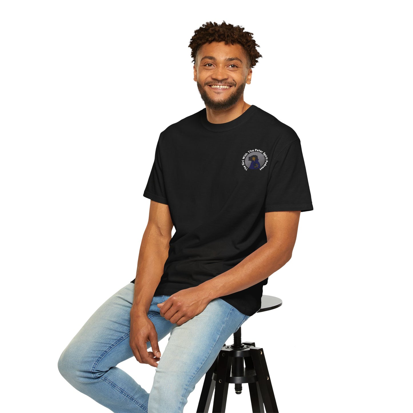 The Girl With The Peter Spirit Podcast T-Shirt