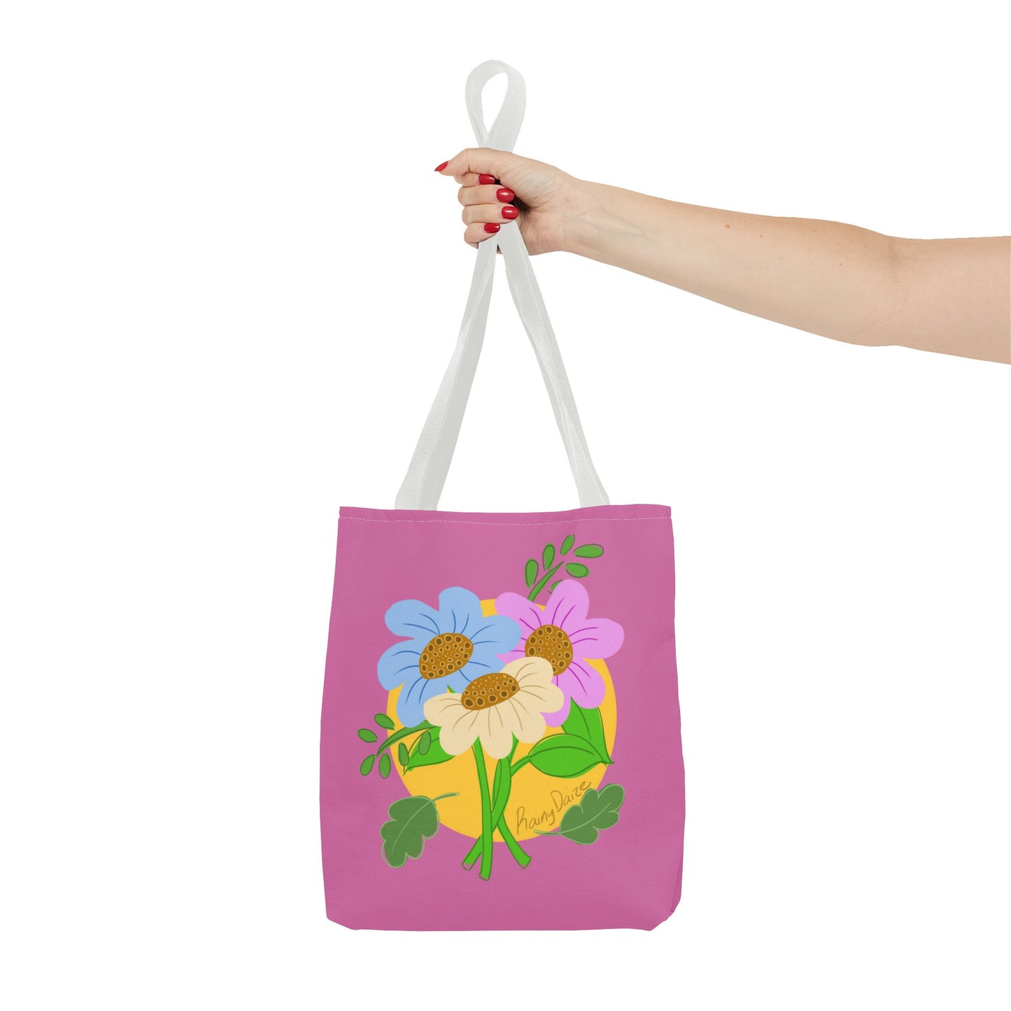 Artsy Floral Tote Bag