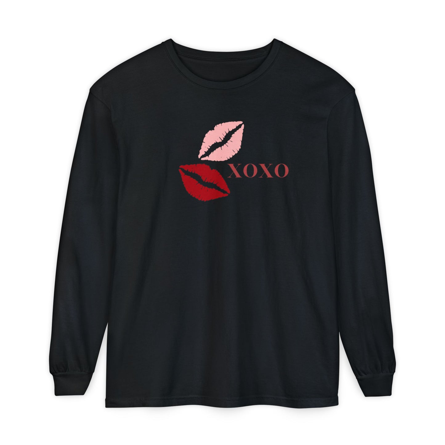 Hugs and Kisses Women's Long Sleeve Pajama Top