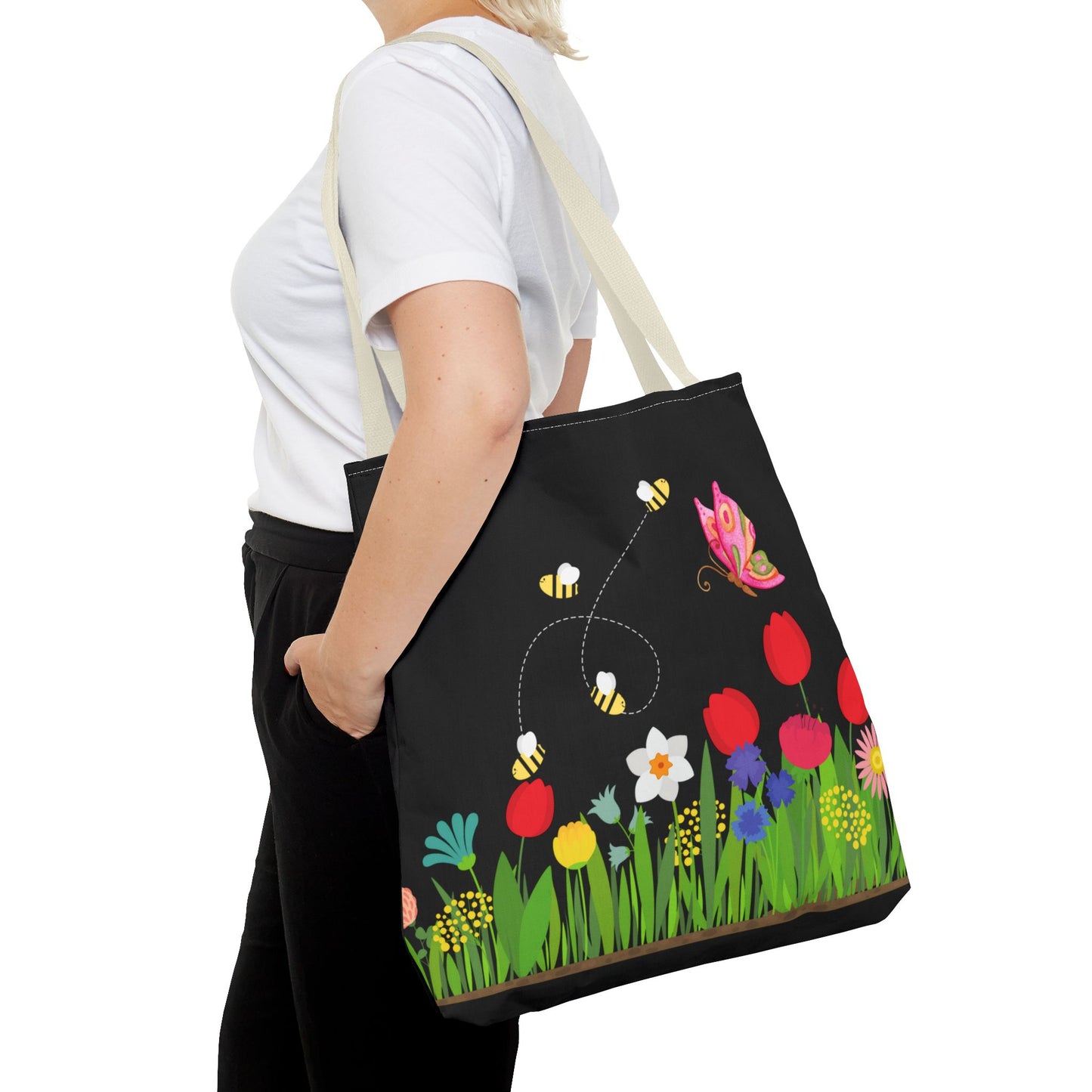 Colorful Garden Tote Bag