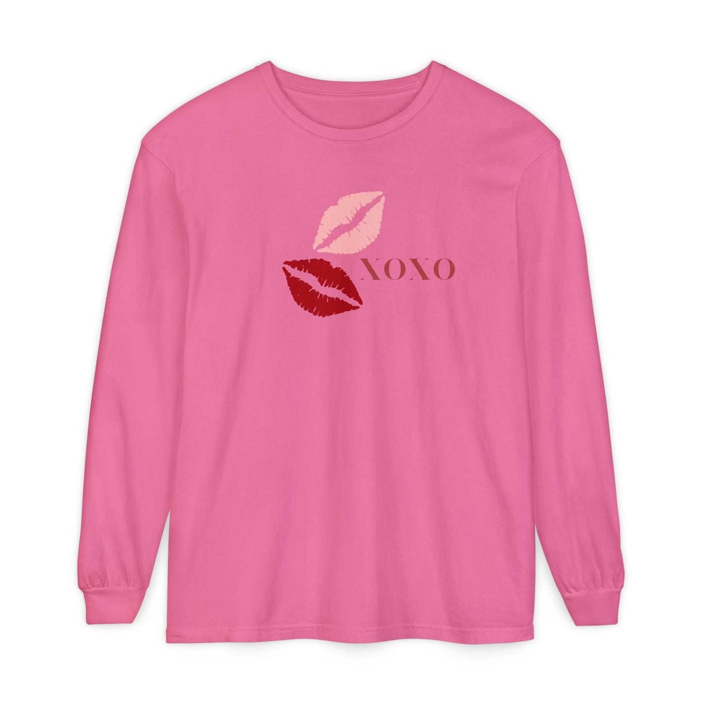 Hugs and Kisses Women's Long Sleeve Pajama Top
