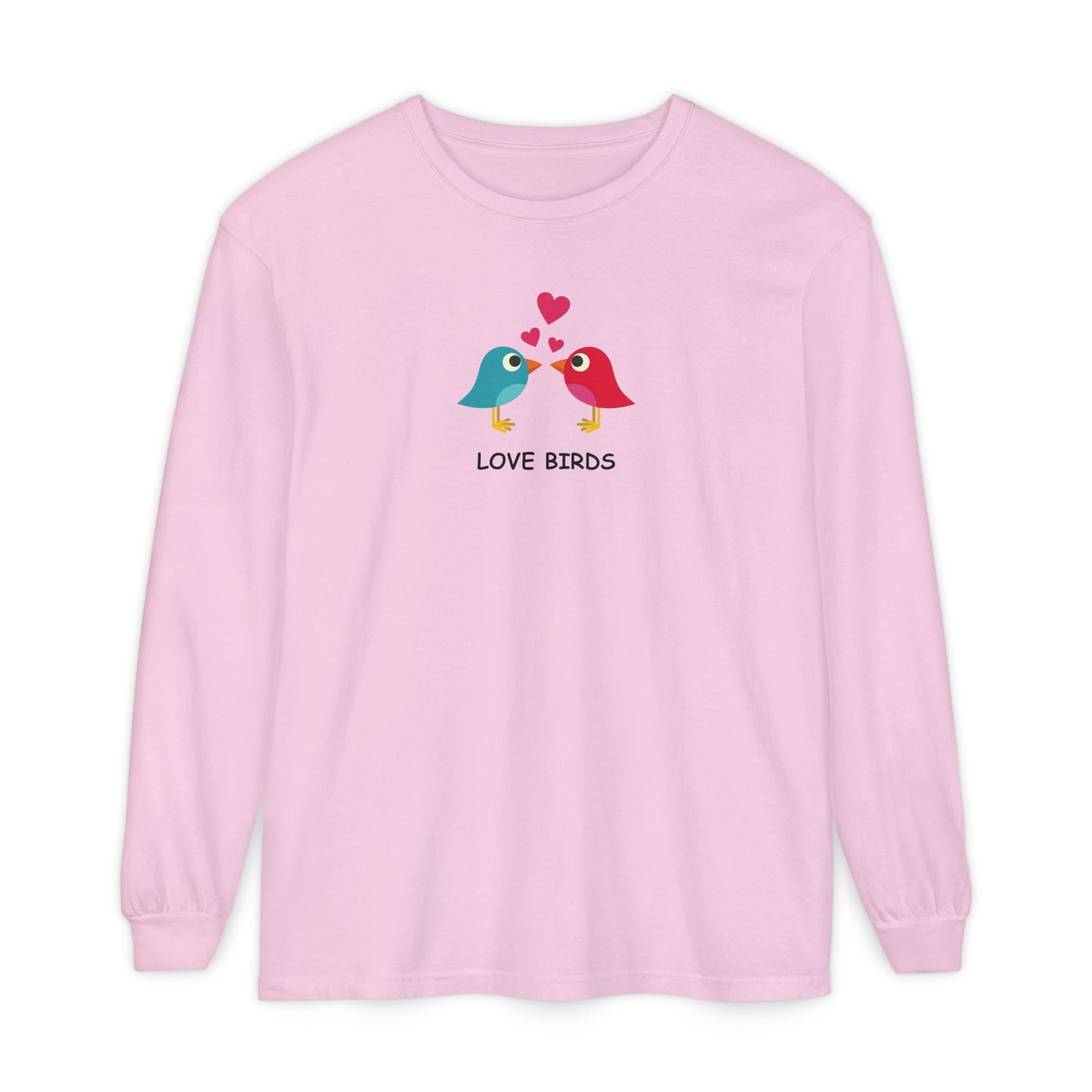 Love Birds Women's Long Sleeve Pajama Top