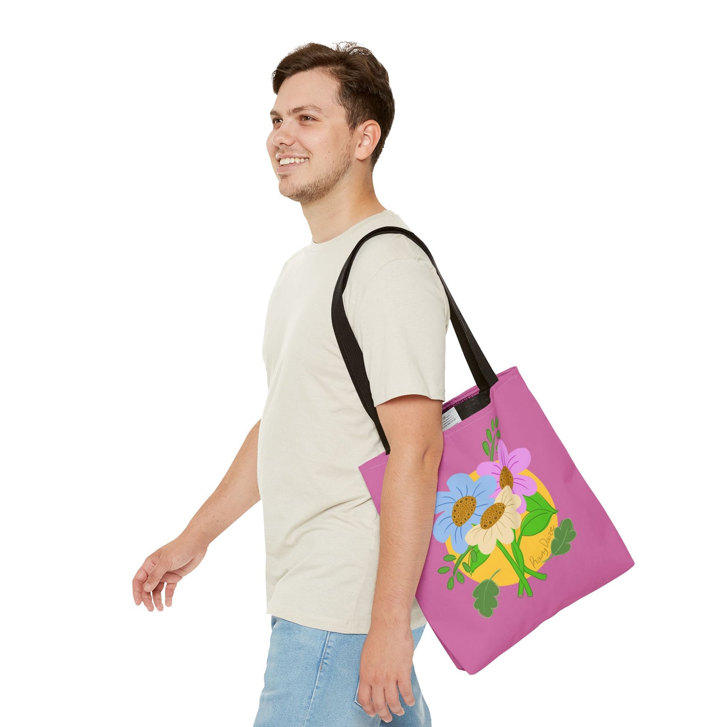 Artsy Floral Tote Bag