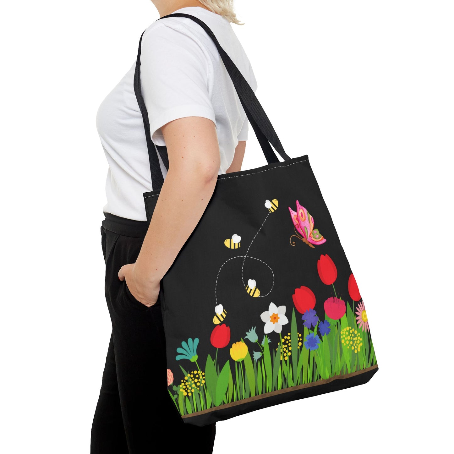 Colorful Garden Tote Bag