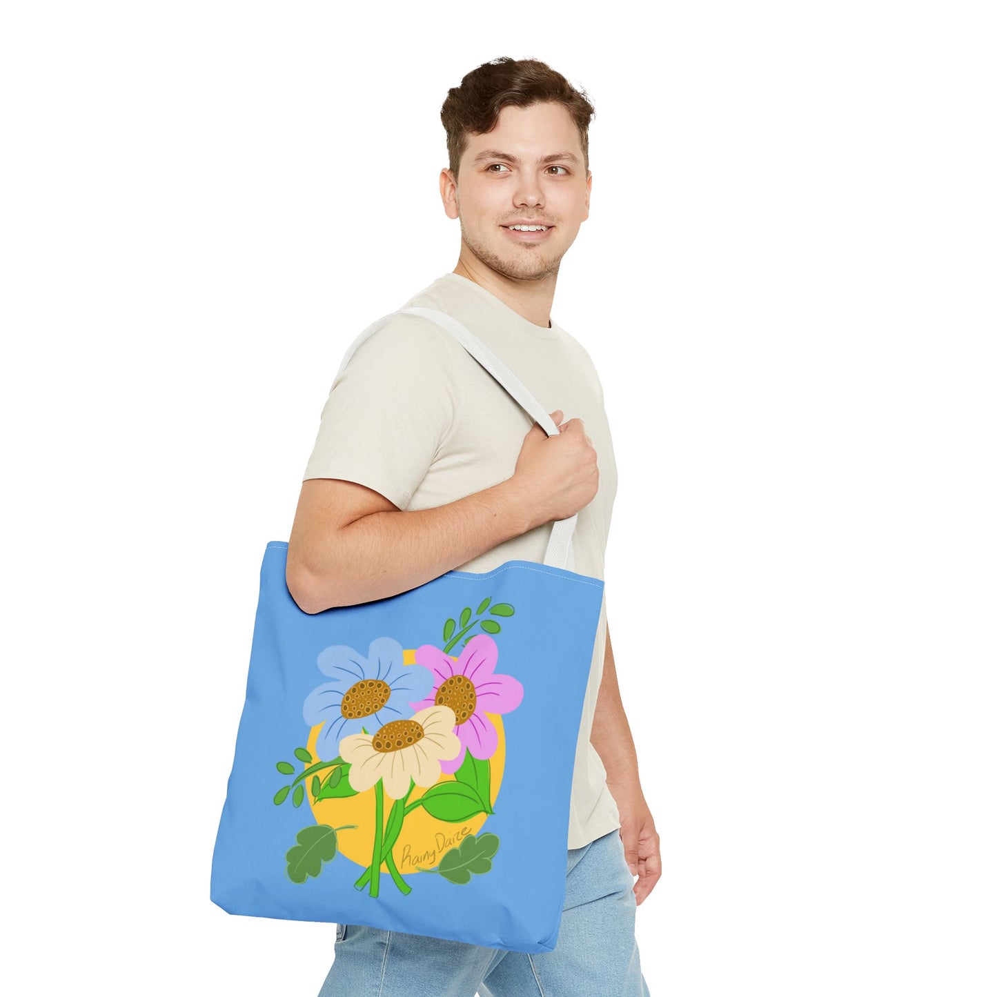 Cute Floral Tote Bag