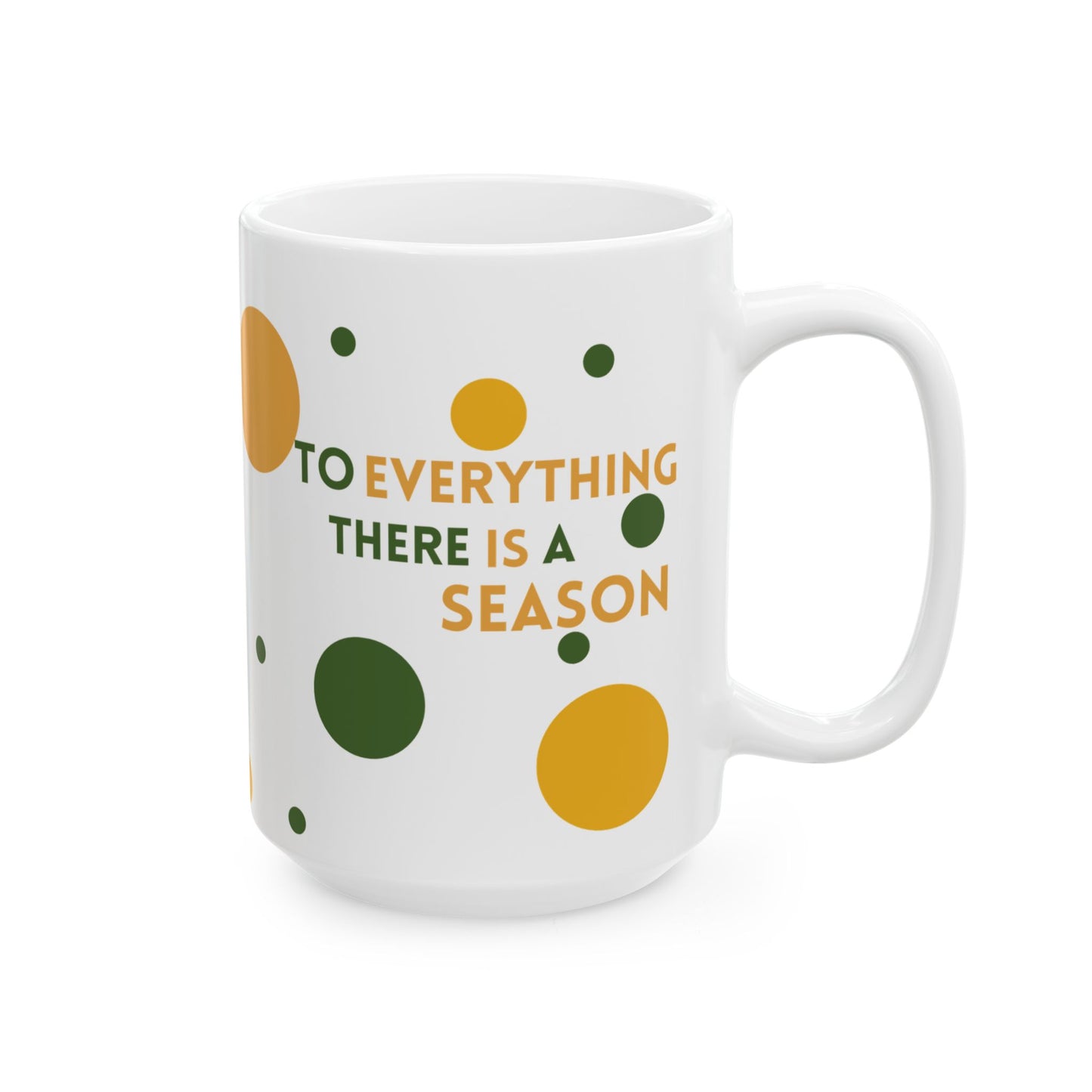 Colorful Dot Design Mug - 11oz, 15oz