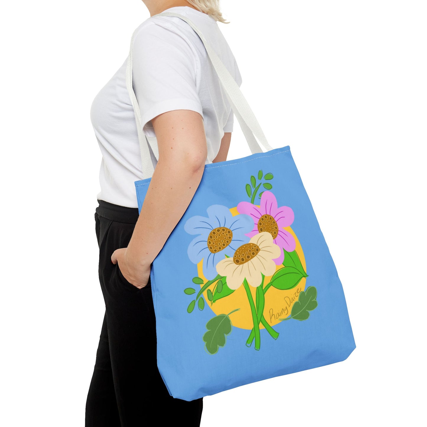 Cute Floral Tote Bag