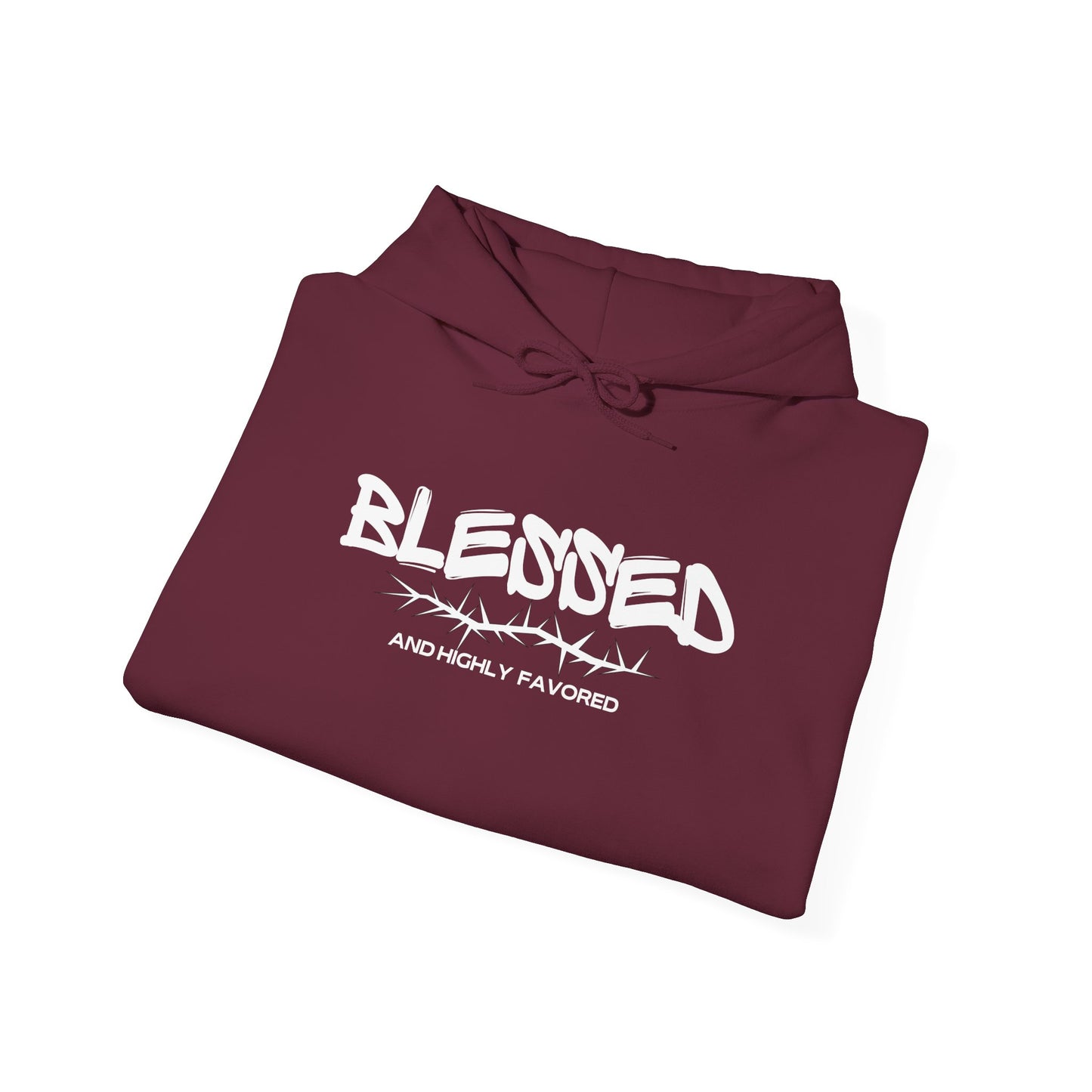 Blessed Men's Heavy Blend Hoodie - Inspirational Graphic Hoodie