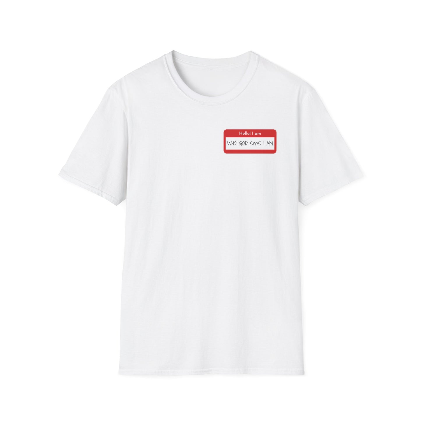Personalized Statement T-Shirt For Her - Who God Says I Am, Casual Tee