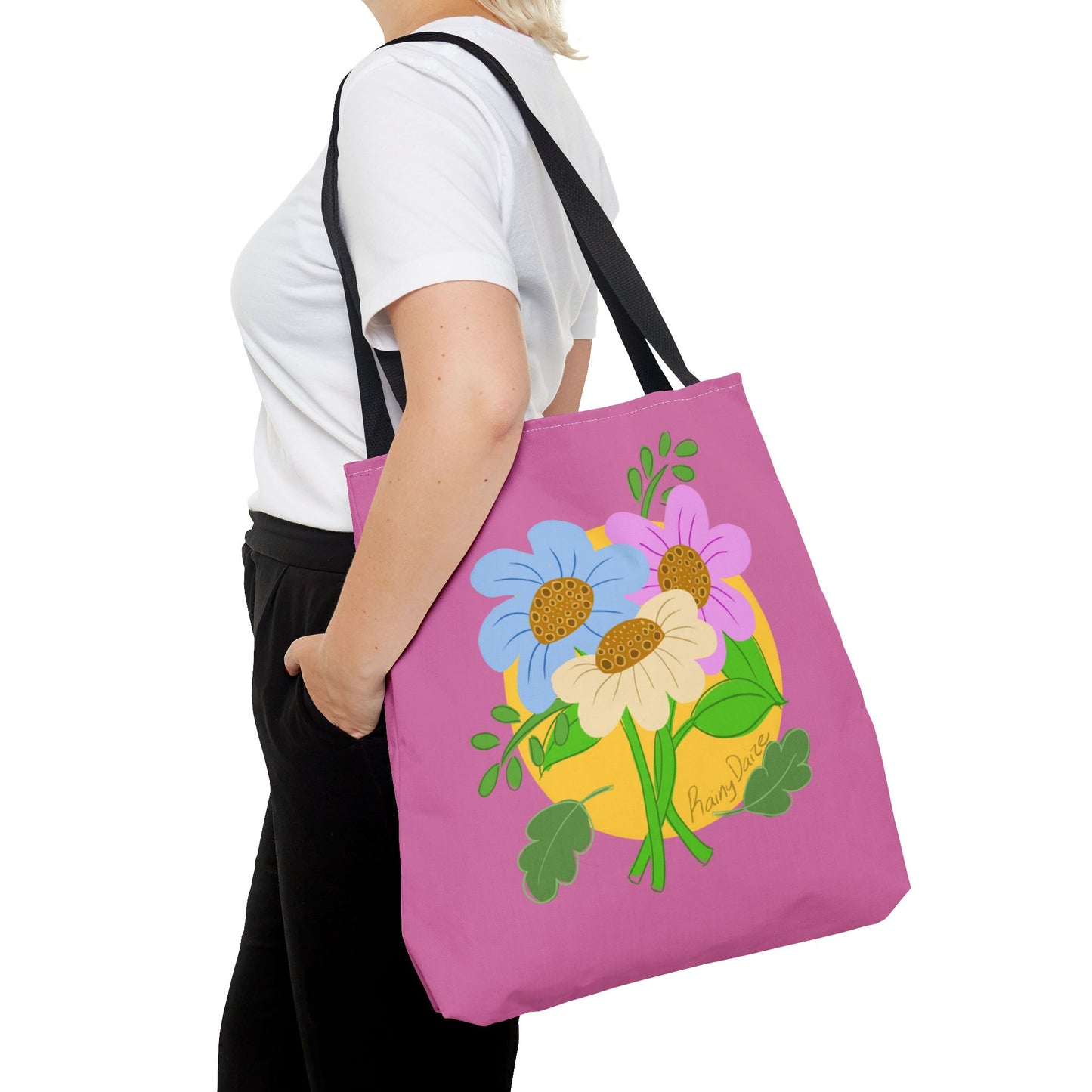 Artsy Floral Tote Bag